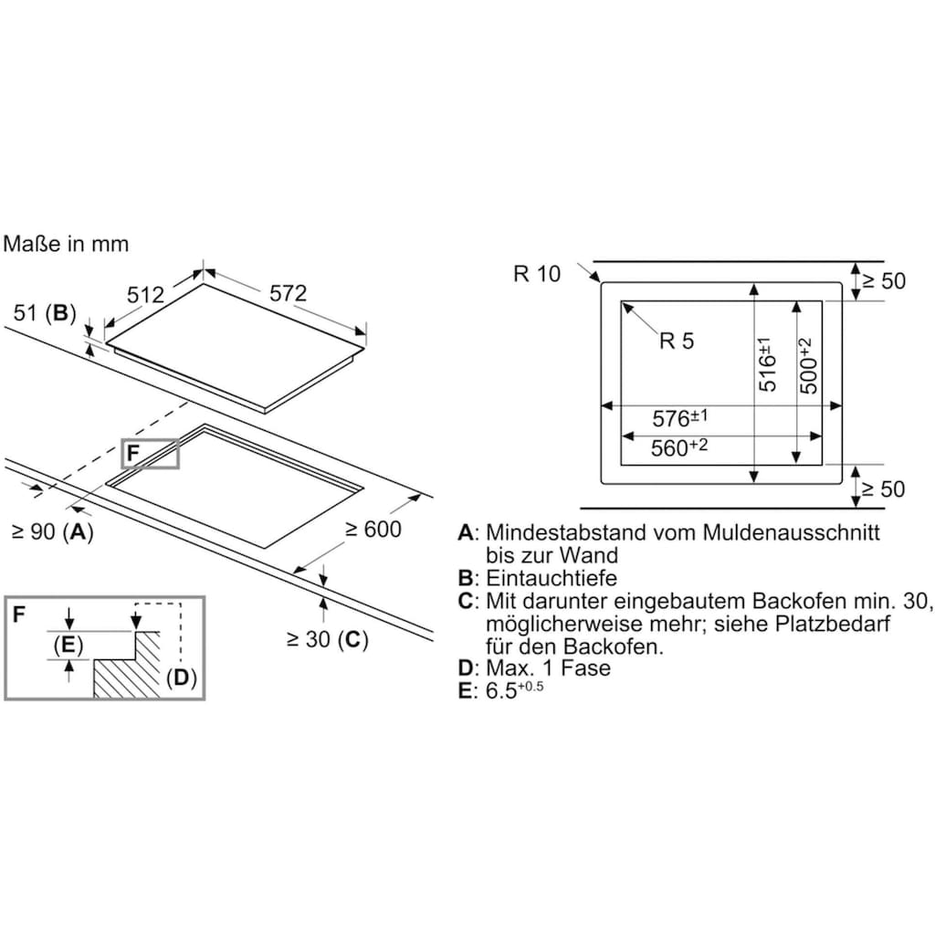 NEFF Elektro-Kochfeld von SCHOTT CERAN® »T16PT76X0«, T16PT76X0