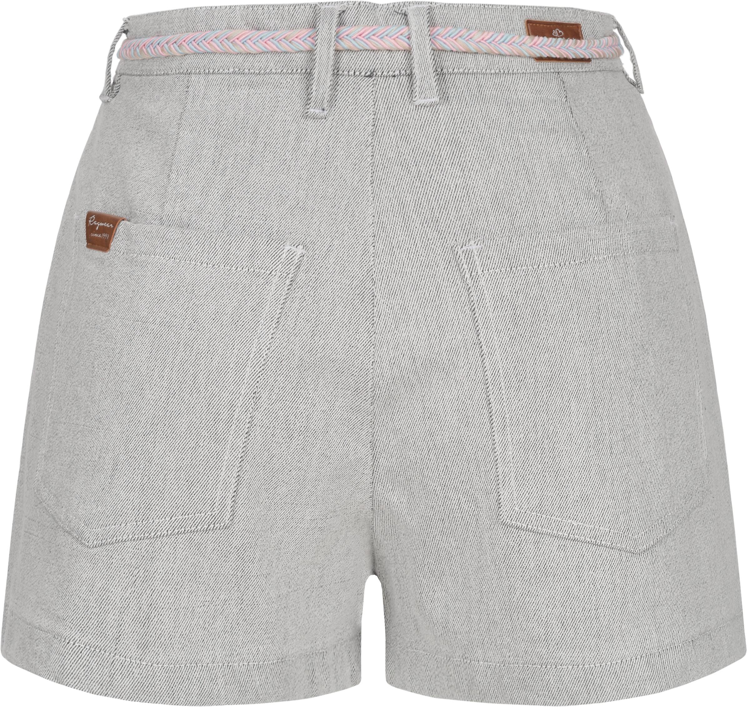 Ragwear Chinoshorts »Sorenn Intl.«, kurze Hose mit hochwertigem Flechtgürtel