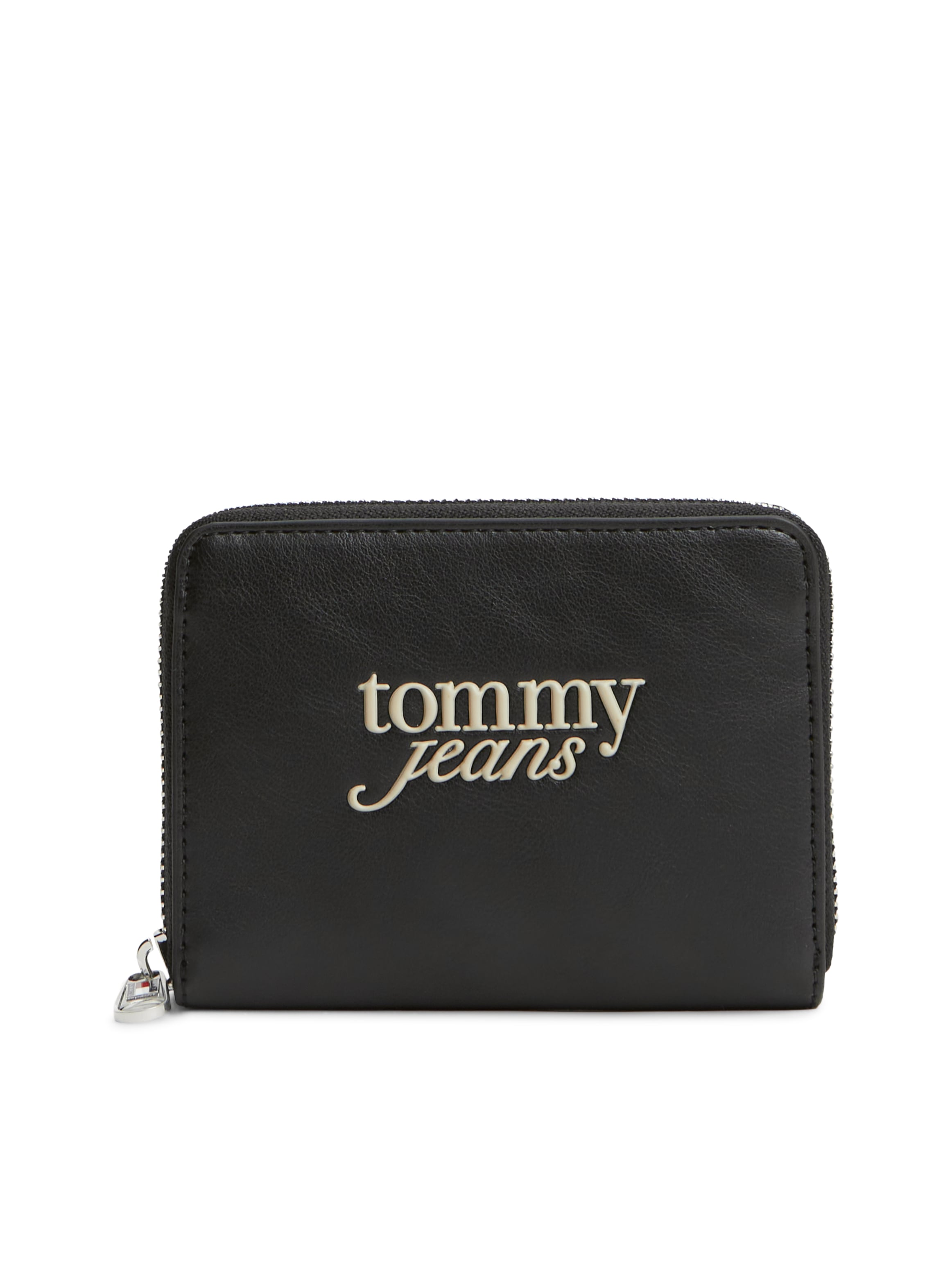 Tommy Jeans Geldbörse "TJW MUST MED ZA" Damen Geldbeutel, Portemonnaie mit umlaufendem Reißverschluss