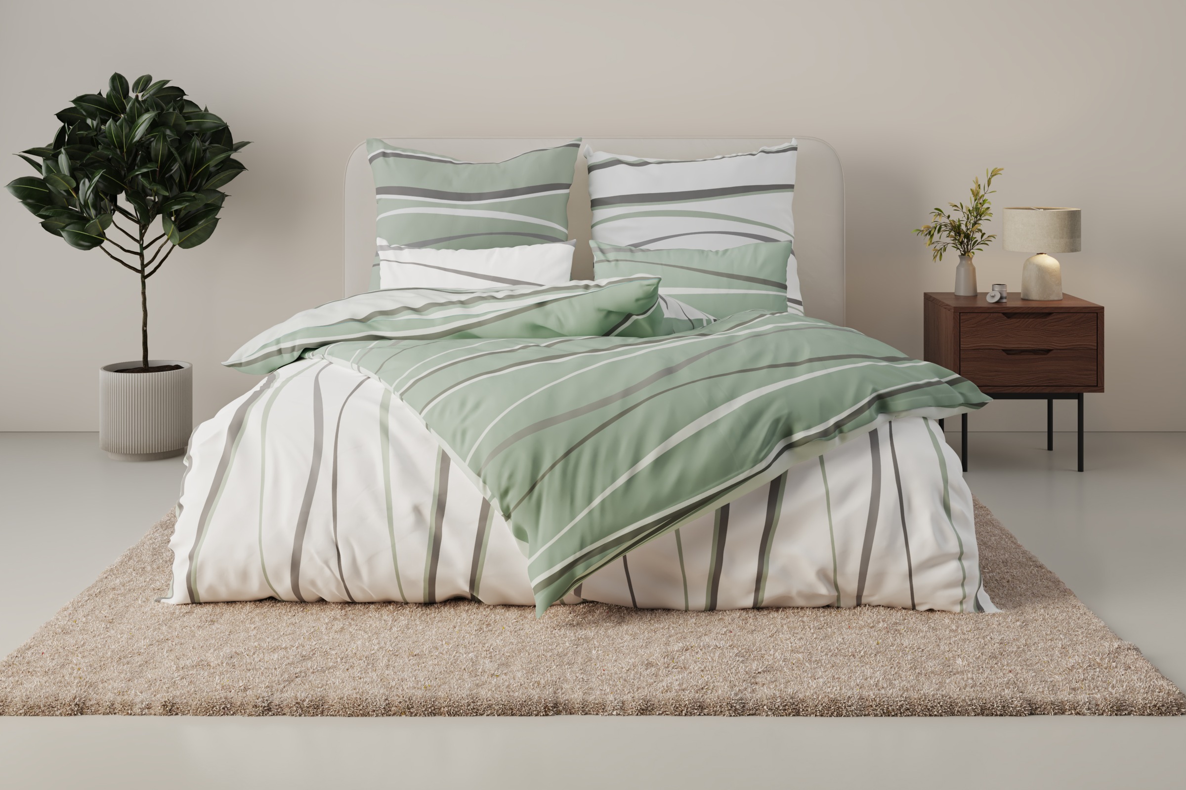 OTTO home Wendebettwäsche "Alvara" 2 Stk. in Gr. 135x200 oder 155x220 cm, 1 günstig online kaufen