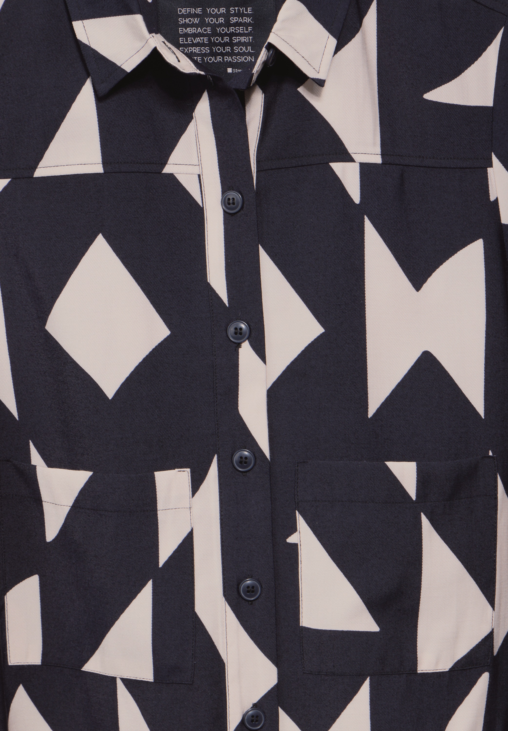STREET ONE Hemdbluse, mit Knopfleiste