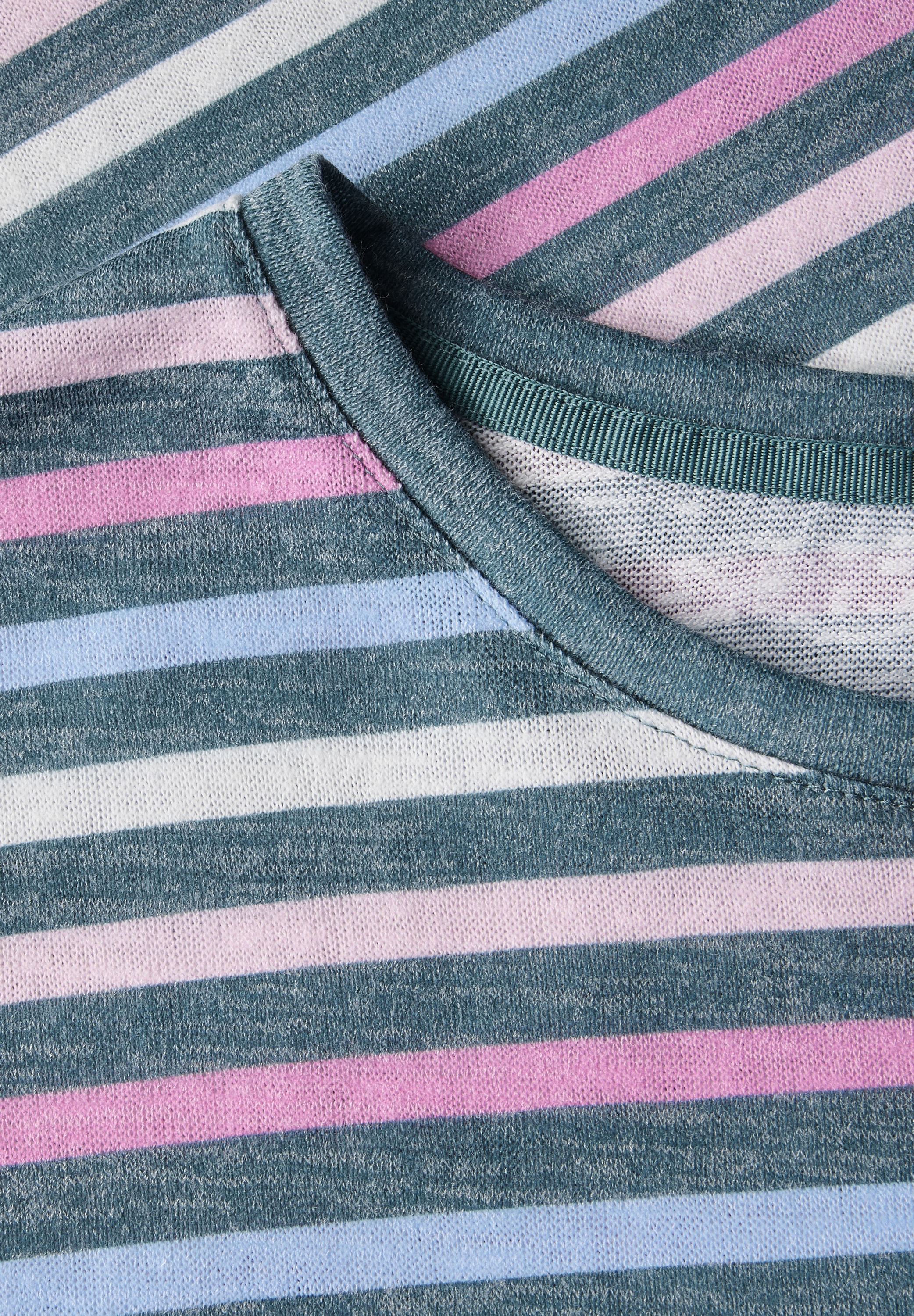 STREET ONE T-Shirt, aus softem Materialmix
