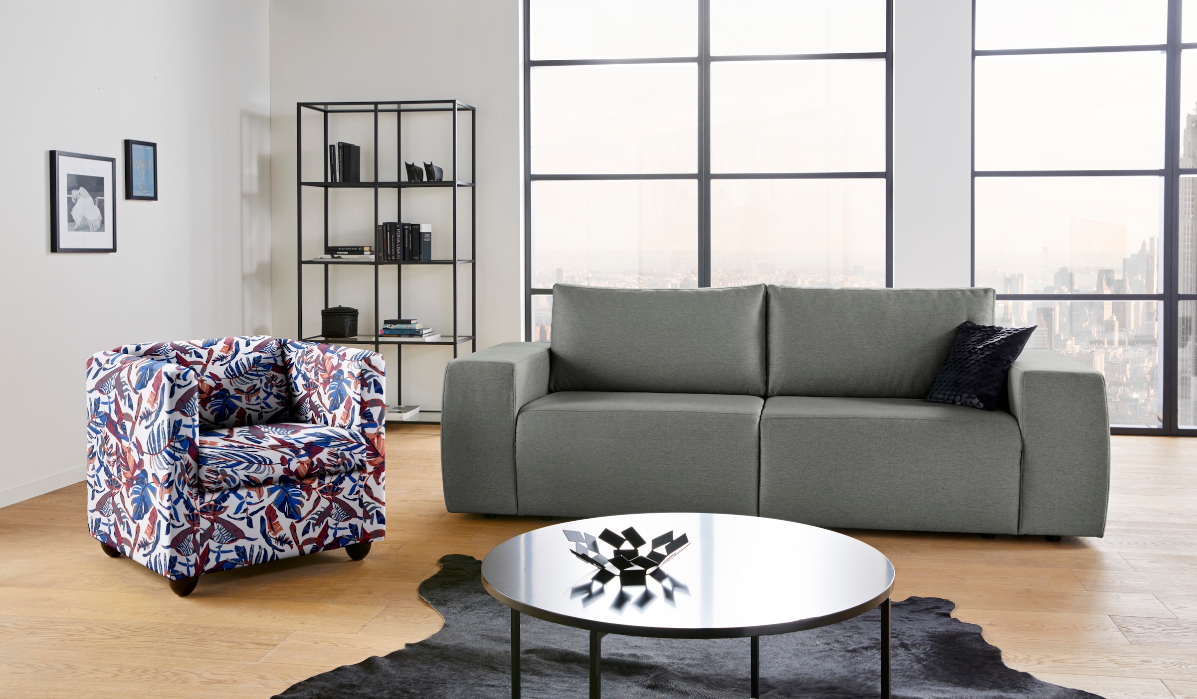 LOOKS by Wolfgang Joop Big-Sofa »LooksII« geradlinig und komfortabel