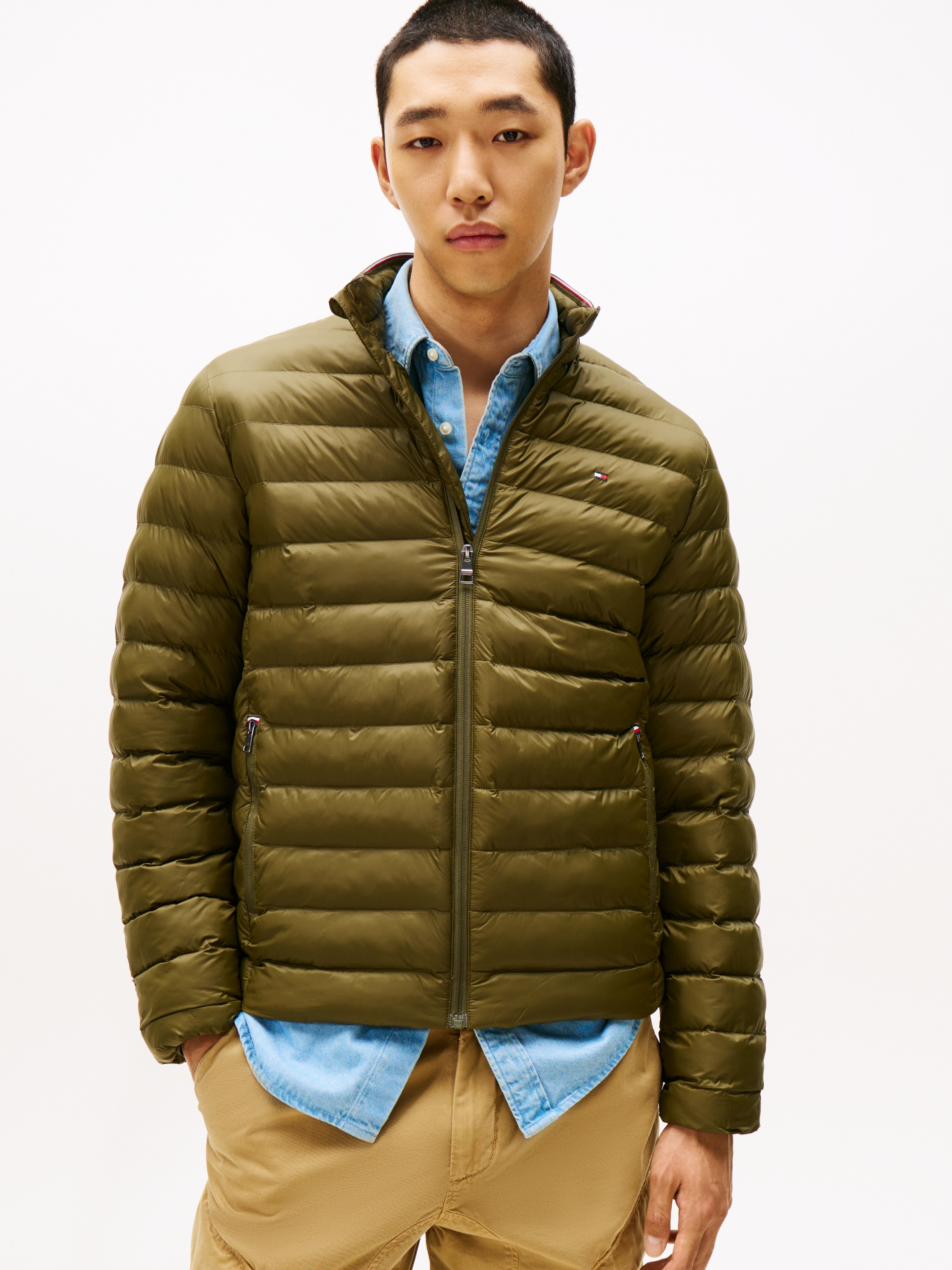 Tommy Hilfiger Steppjacke "PACKABLE RECYCLED JACKET", mit Logostickerei günstig online kaufen