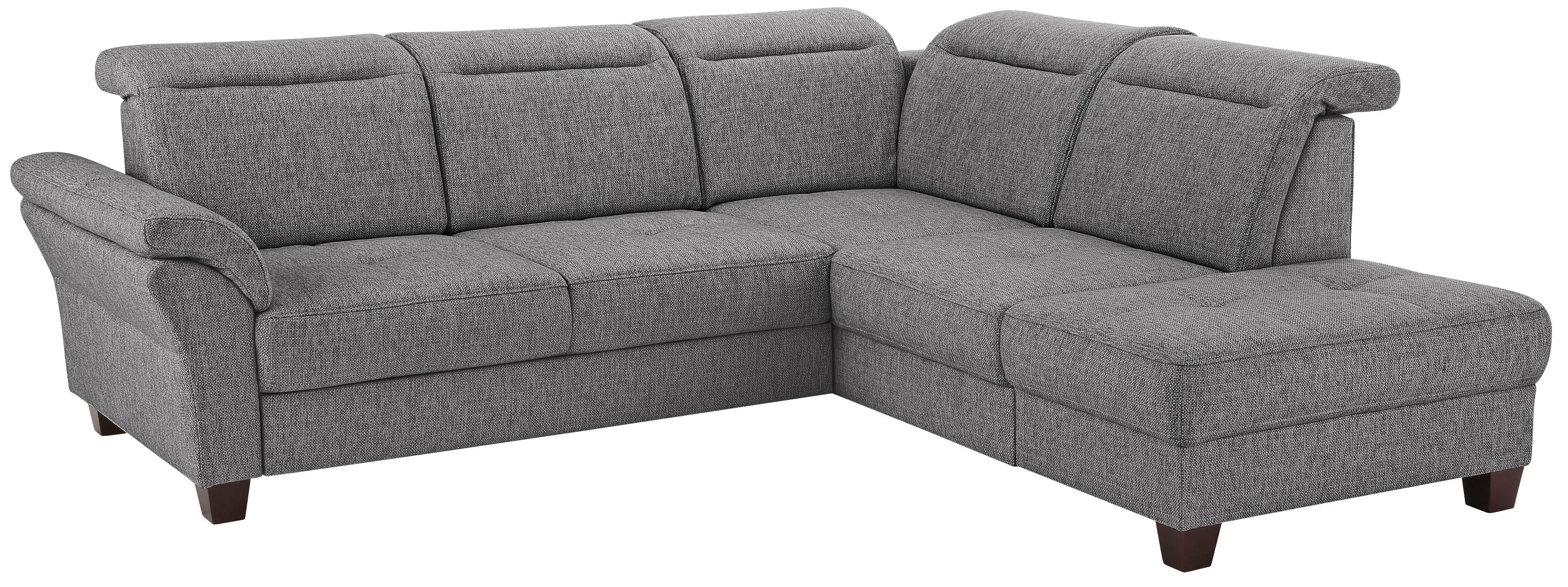 OTTO home Ecksofa "Solvei L-Form" wahlweise auch mit Kopfteilverstellung und Schlaffunktion, Federkern