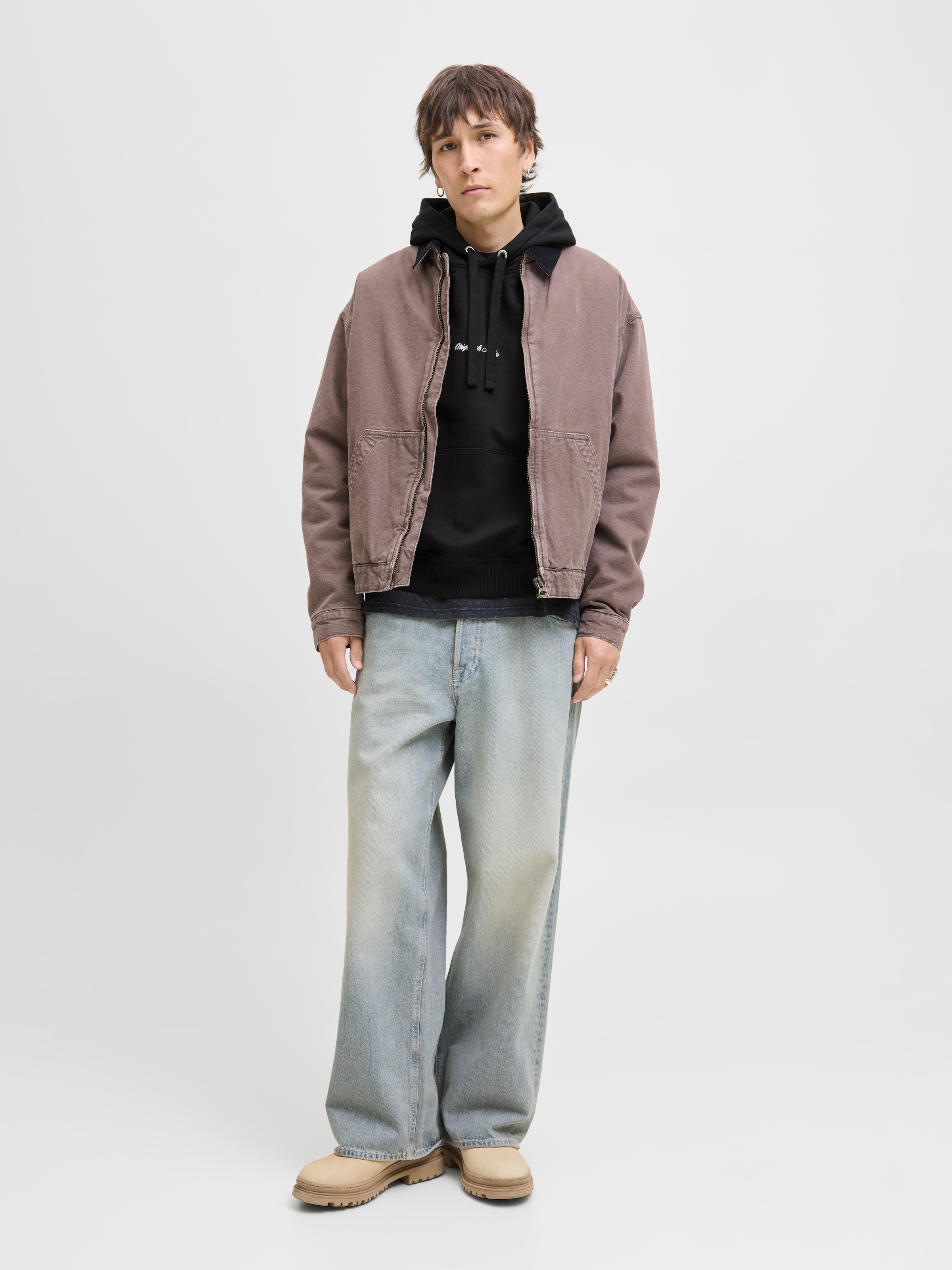 Jack & Jones Kapuzensweatshirt »JORNORREBRO EMB SWEAT HOOD NOOS«