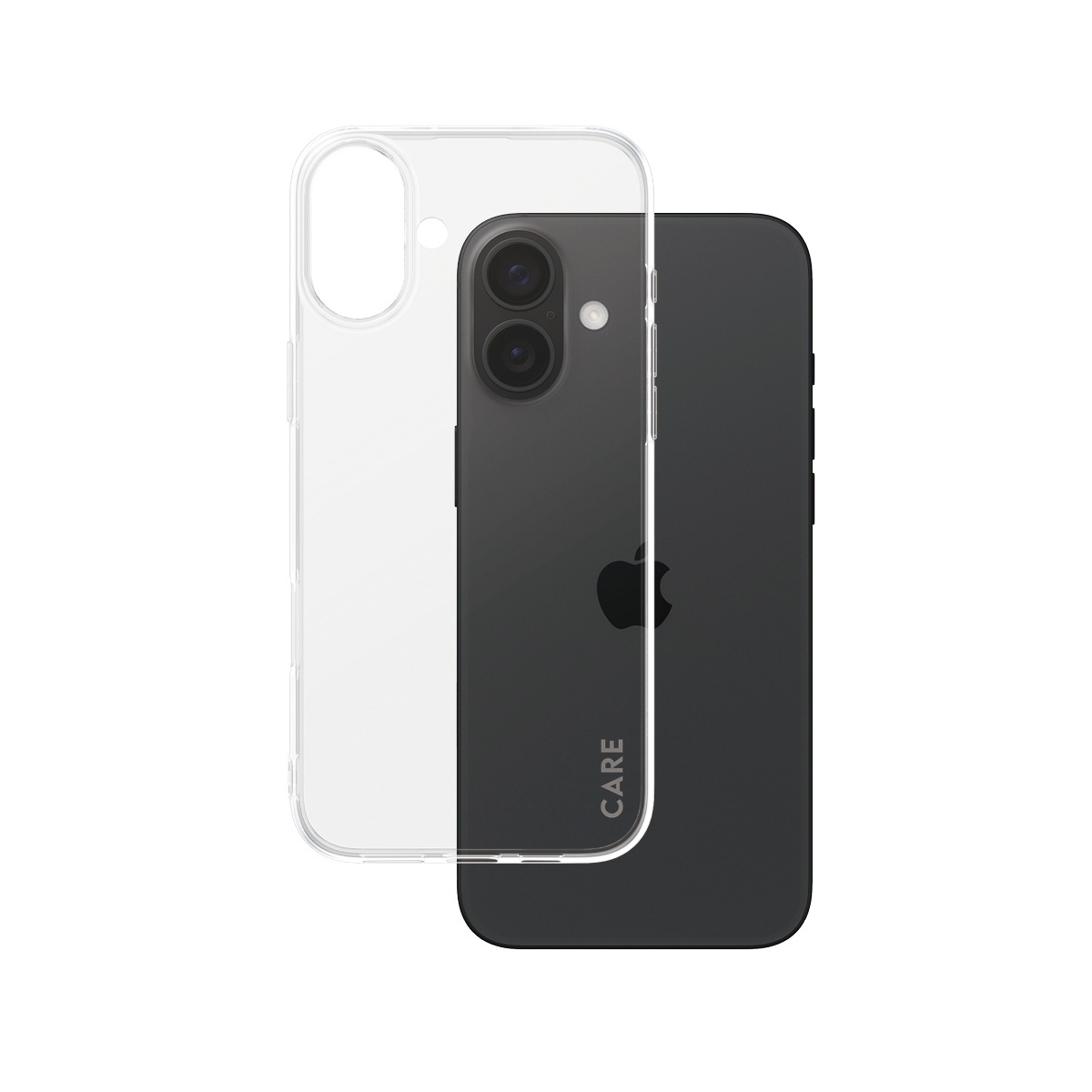 CARE by PanzerGlass Handyhülle »Case Fashion X-Ray Soft Basic Apple iPhone 16 Plus«, Backcover, Schutzhülle, Handyschutzhülle, Case, Schutzcase, stoßfest