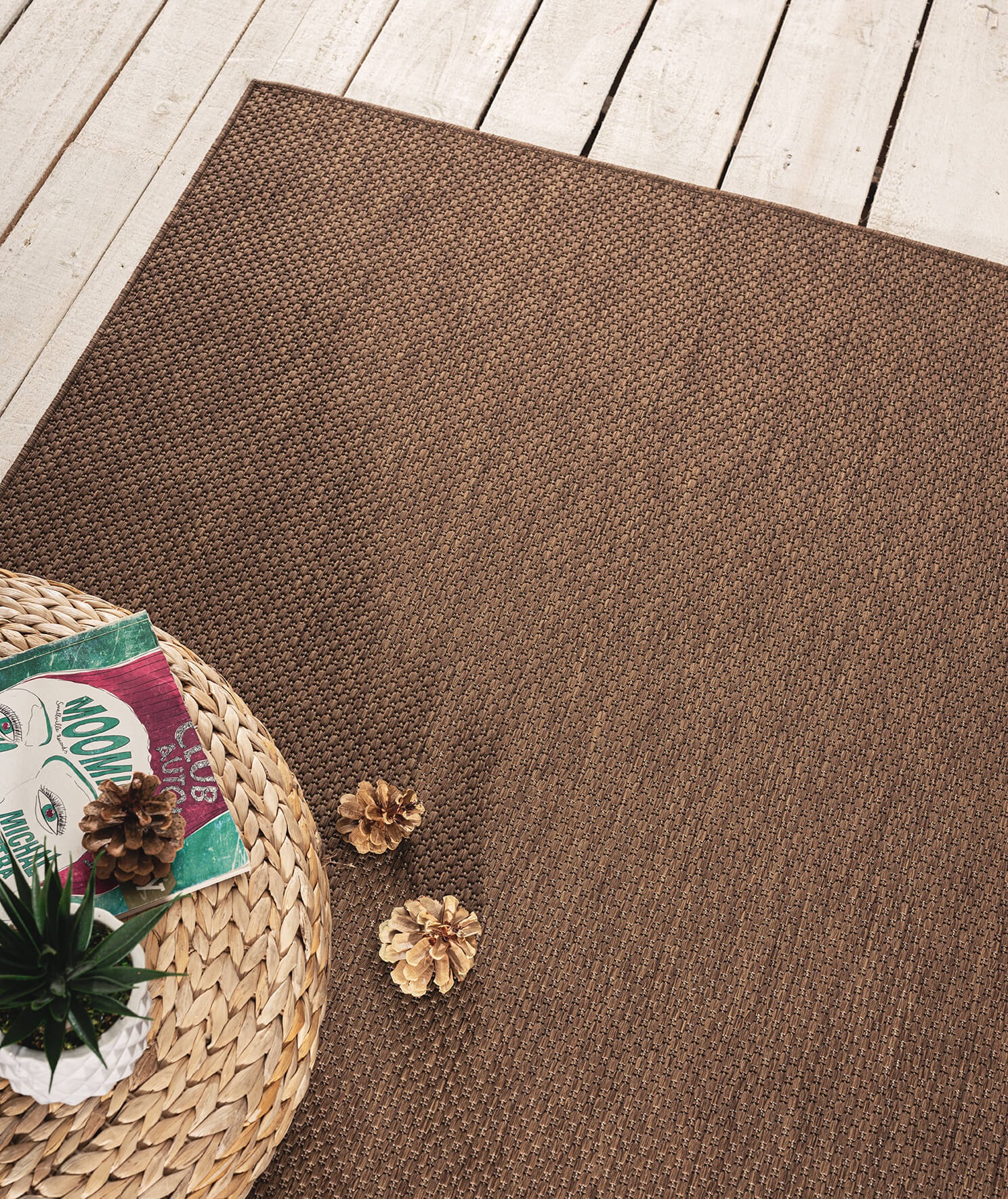 the carpet Teppich »Mistra«, rechteckig, 1 mm Höhe, moderner robuster In und Outdoor Teppich