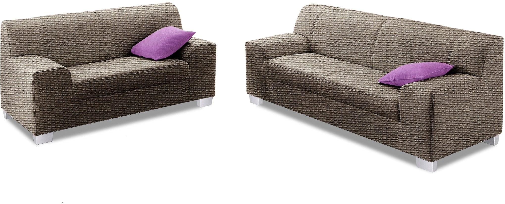 DOMO collection Polstergarnitur »Amando«, (Spar-Set), bestehend aus 2er- und 3er-Sofa