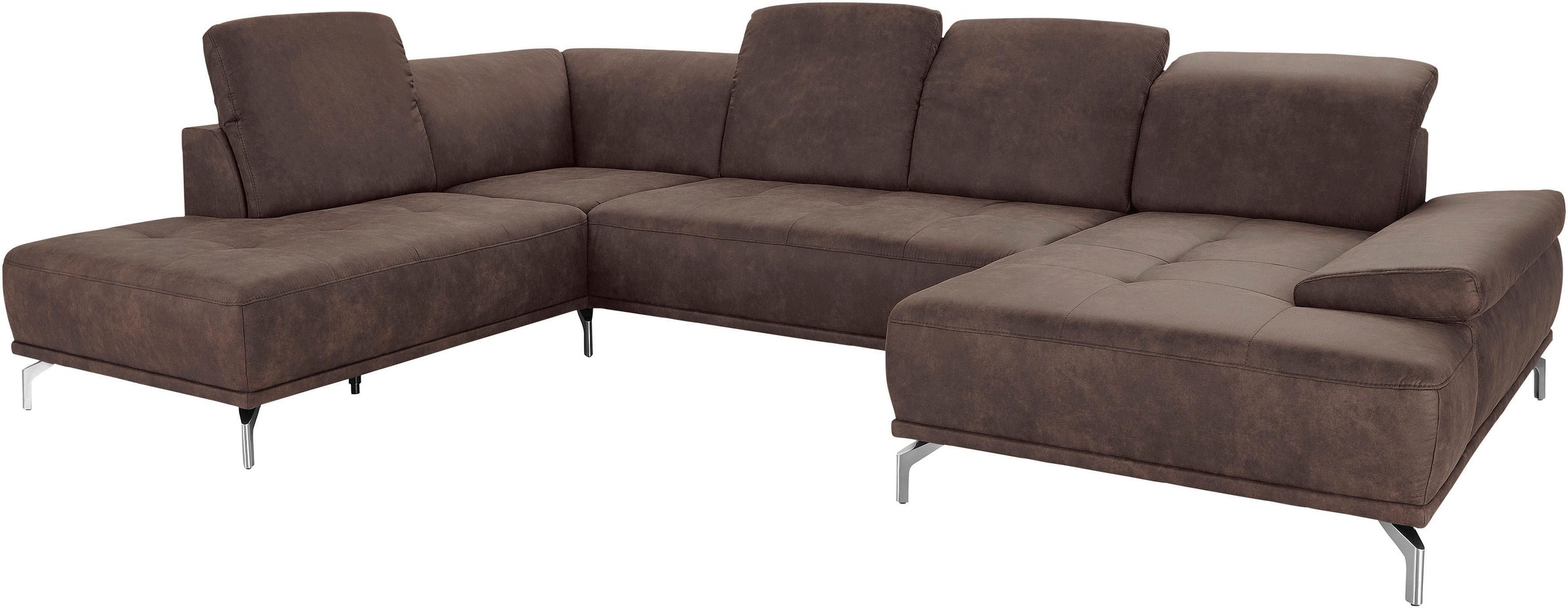 Home affaire Wohnlandschaft "Caluna" Inkl.Sitztiefenverstellung, wahlweise günstig online kaufen