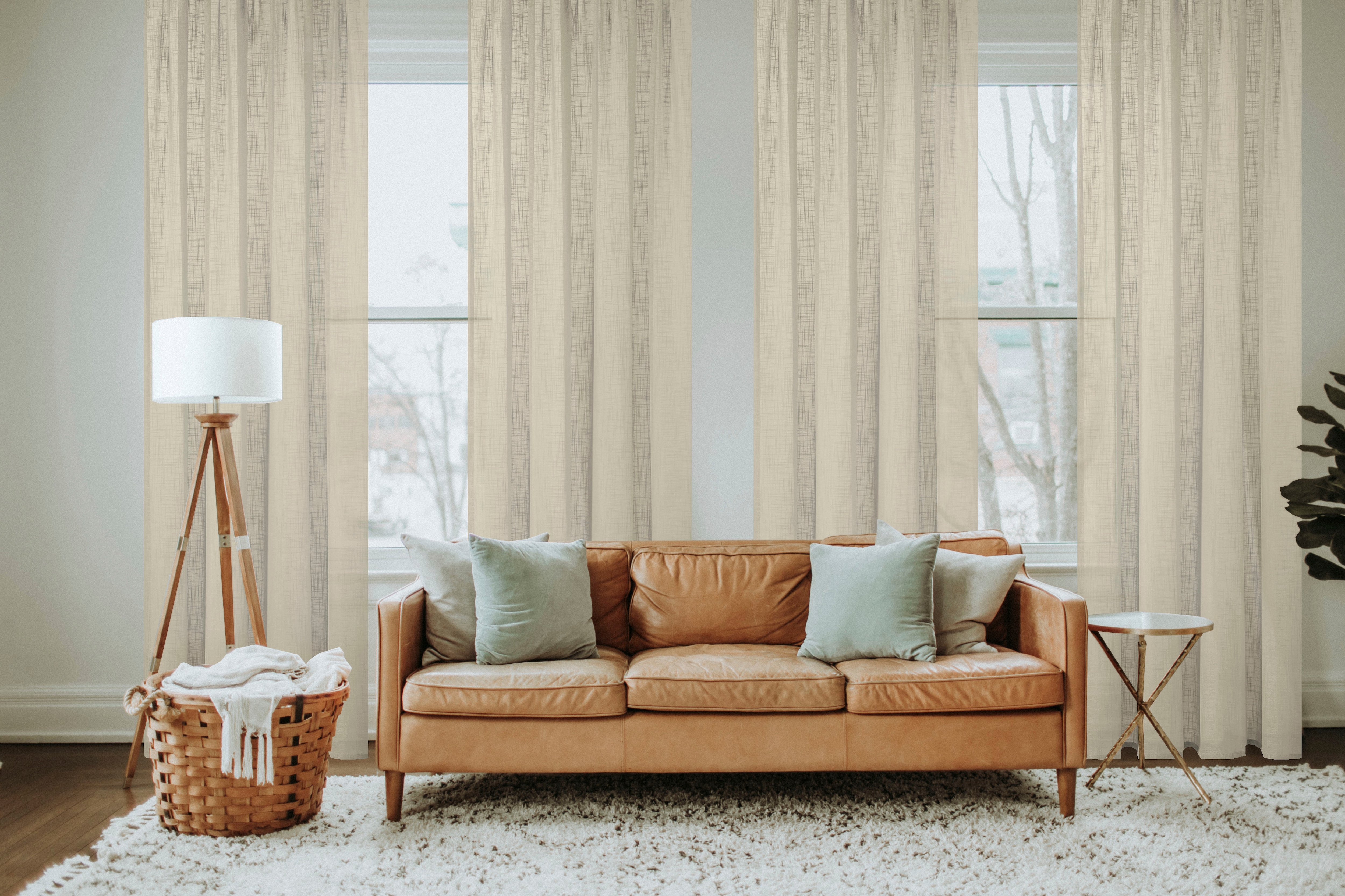 Home Basics Vorhang "SOFTY" Ösen 1 Stk. tlg. Ösenschal SOFTY Uni