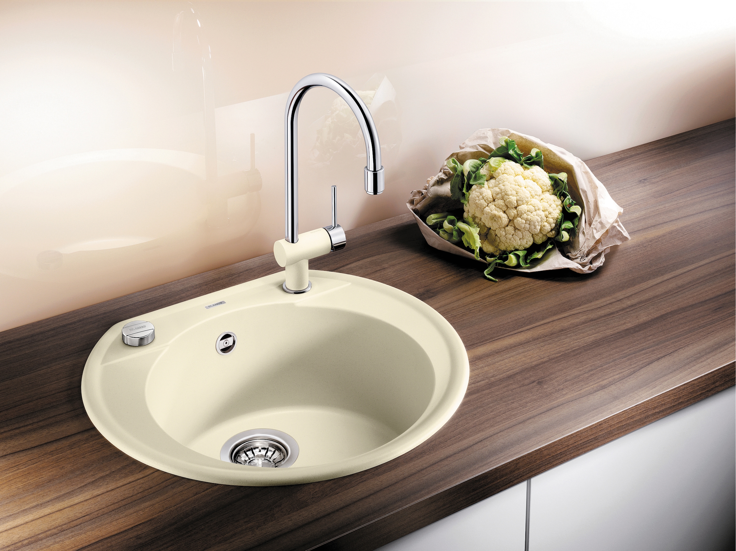 Blanco Granitspüle »RONDOVAL 45«, aus SILGRANIT®
