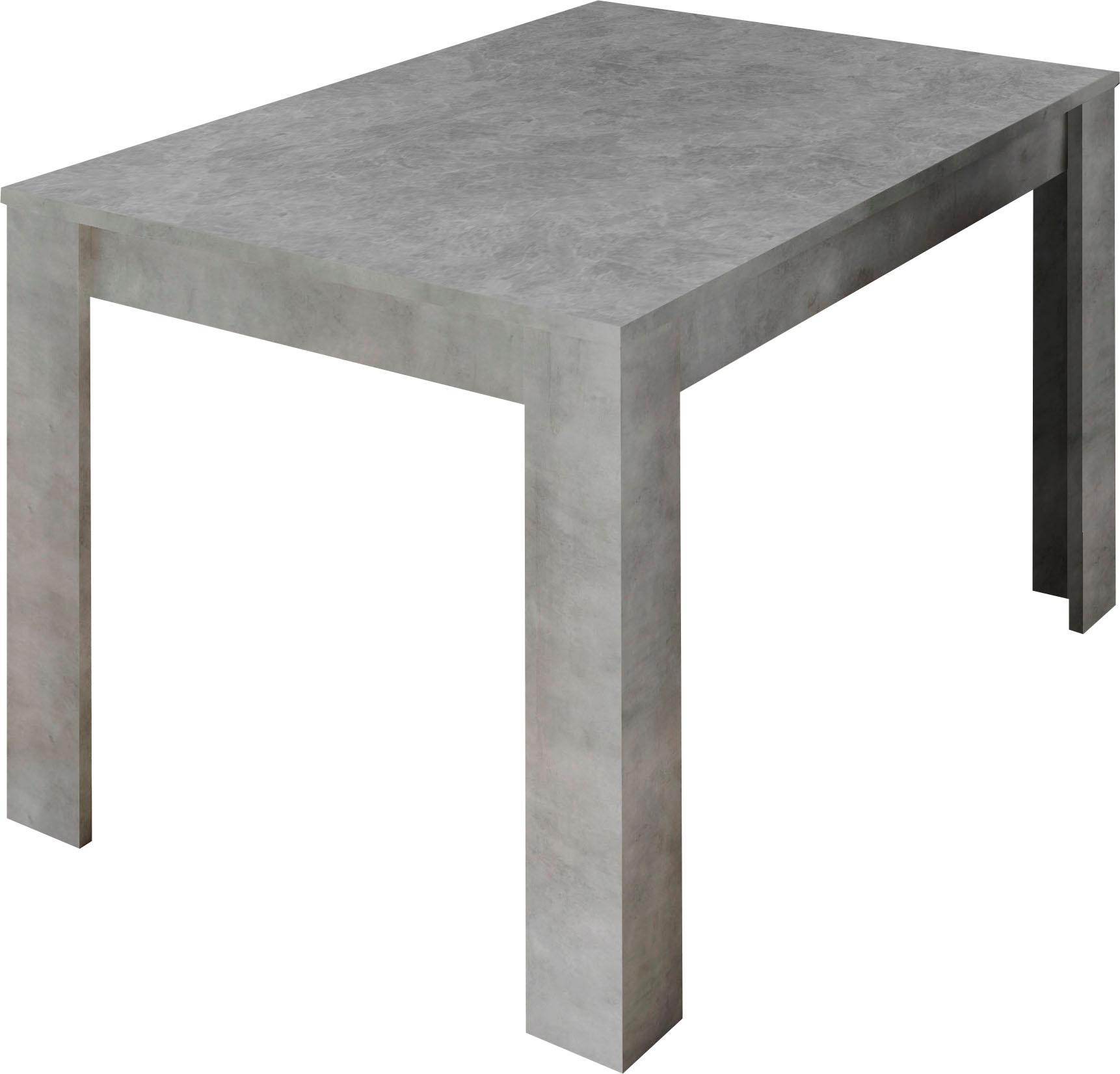 Home affaire Esstisch "Urbino" Breite 137 mit Ansteckplatte günstig online kaufen