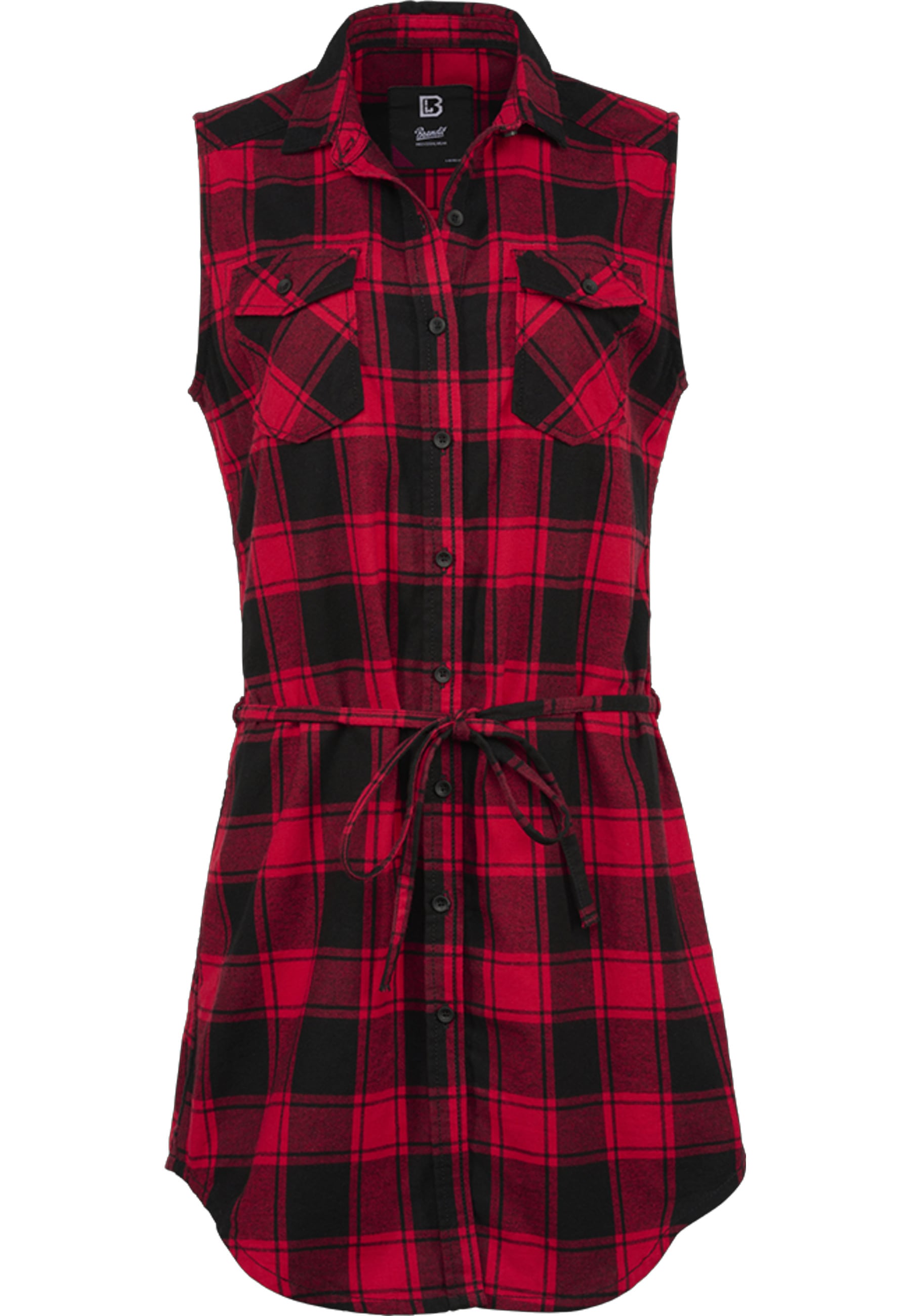 Brandit Flanellhemd "Brandit Damen Ladies Sleeveless Longshirt Gracey" 1 Stk.