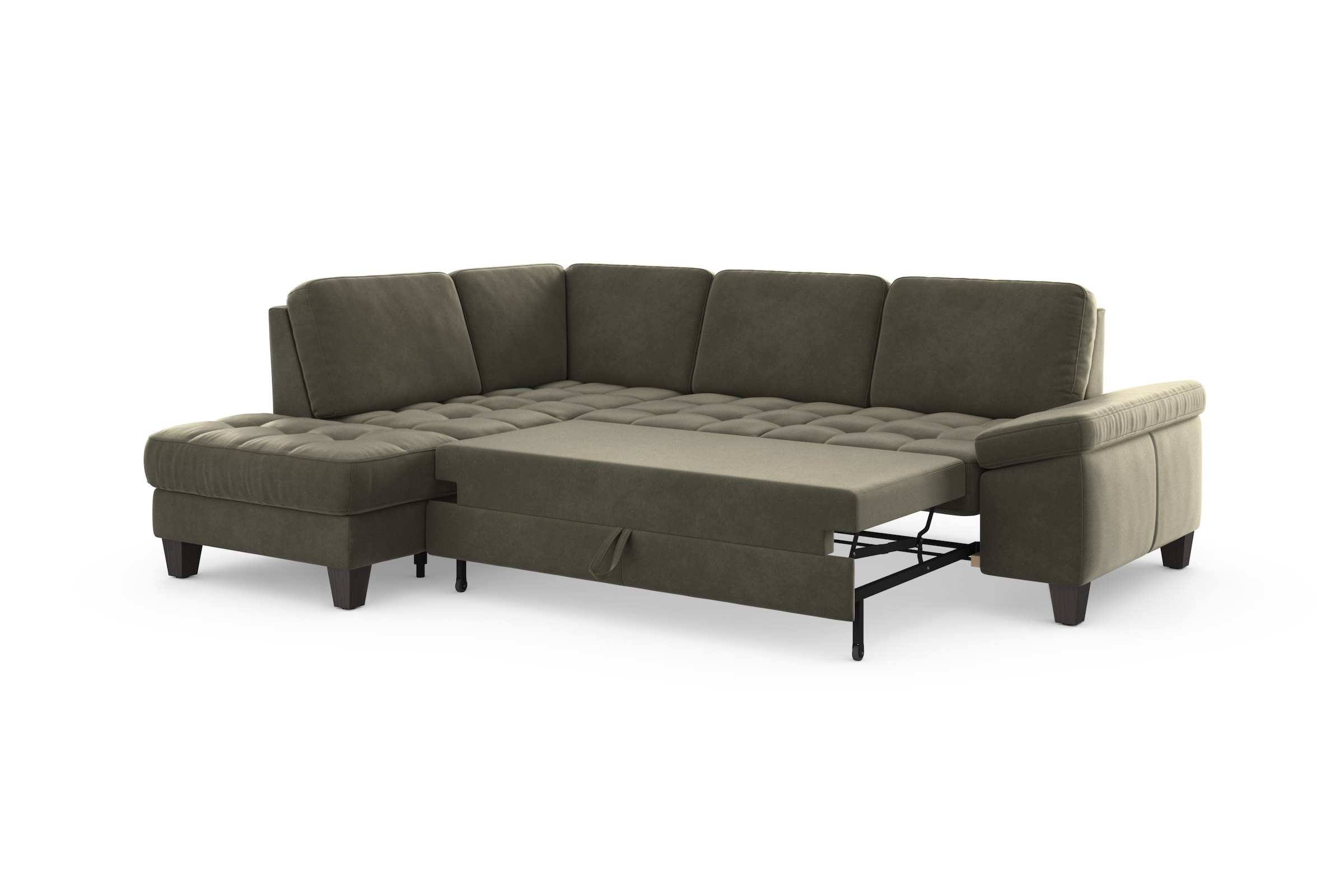 sit&more Ecksofa »Westham L-Form«, mit Ottomane, mit oder ohne Bettfunktion, Bettkasten, Verstellung
