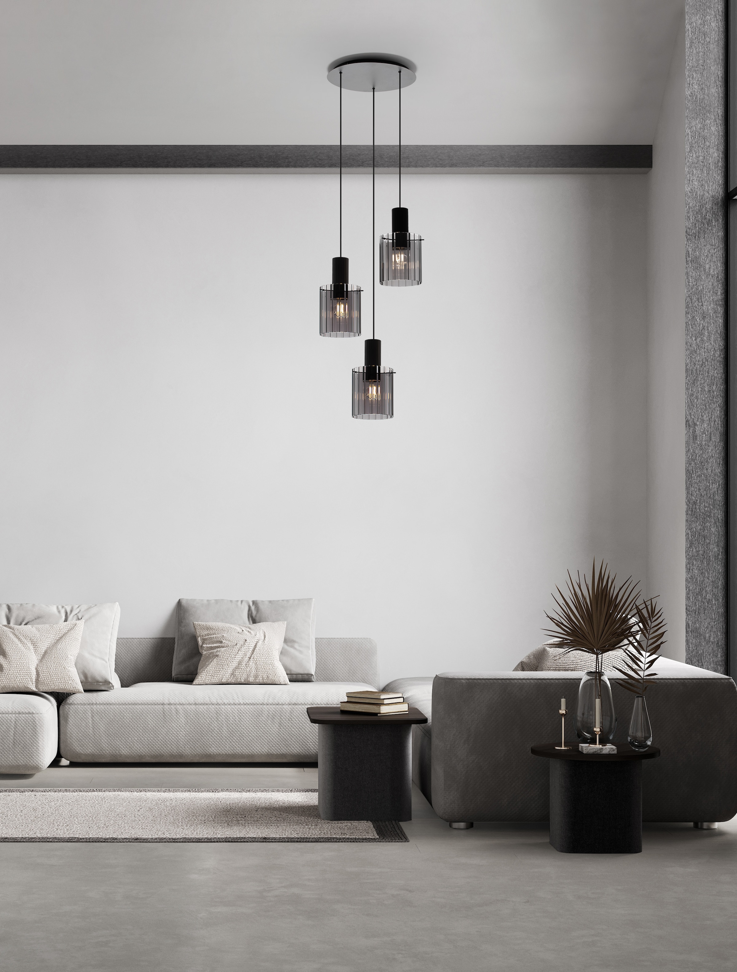 Nova Luce Pendelleuchte »MIRBI«, 3 flammig
