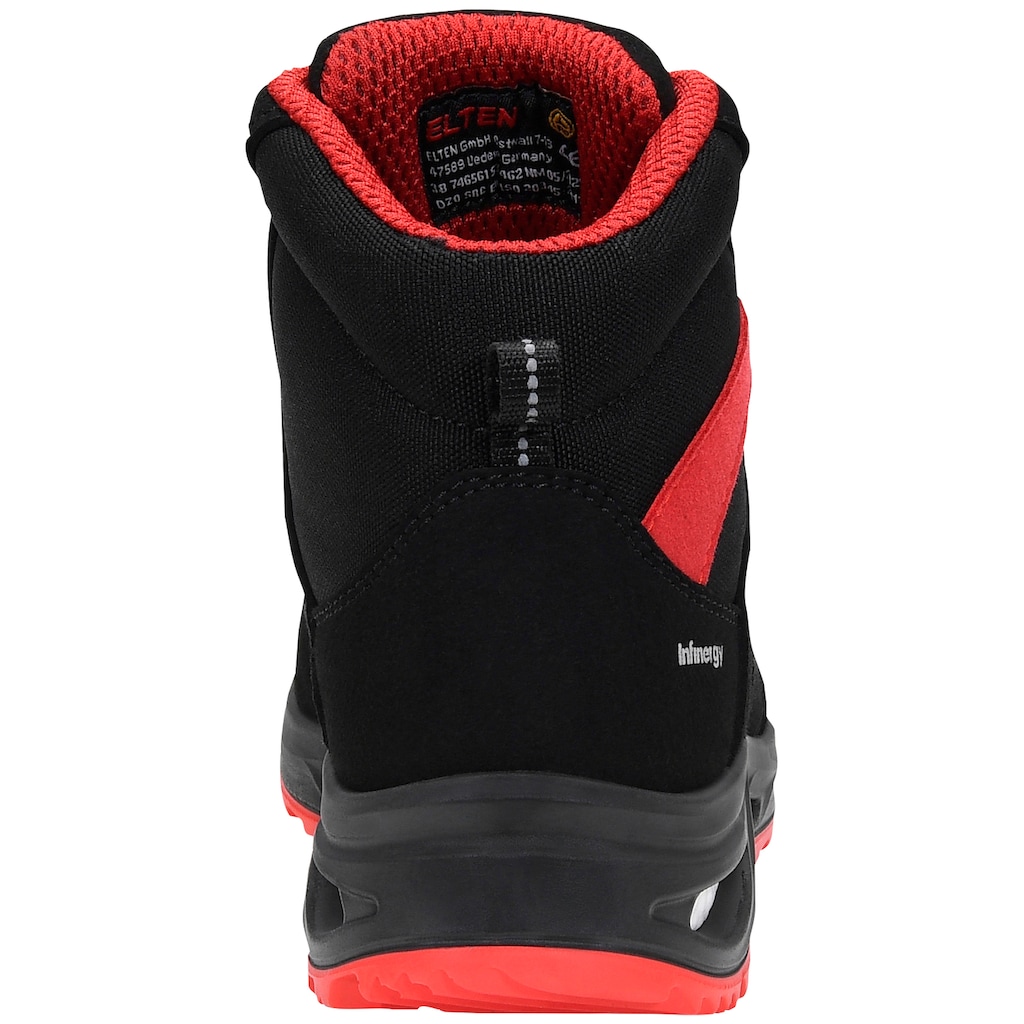 Elten Sicherheitsstiefel »HANNAH XXTL BOA® black-red Mid ESD«