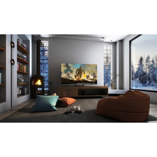 TCL QLED-Fernseher »65C731X1«, 164 cm/65 Zoll, 4K Ultra HD, Smart-TV-Google  TV, 4K HDR Pro, Dolby Atmos, HDMI 2.1, Metallgehäuse, ONKYO-Sound | BAUR