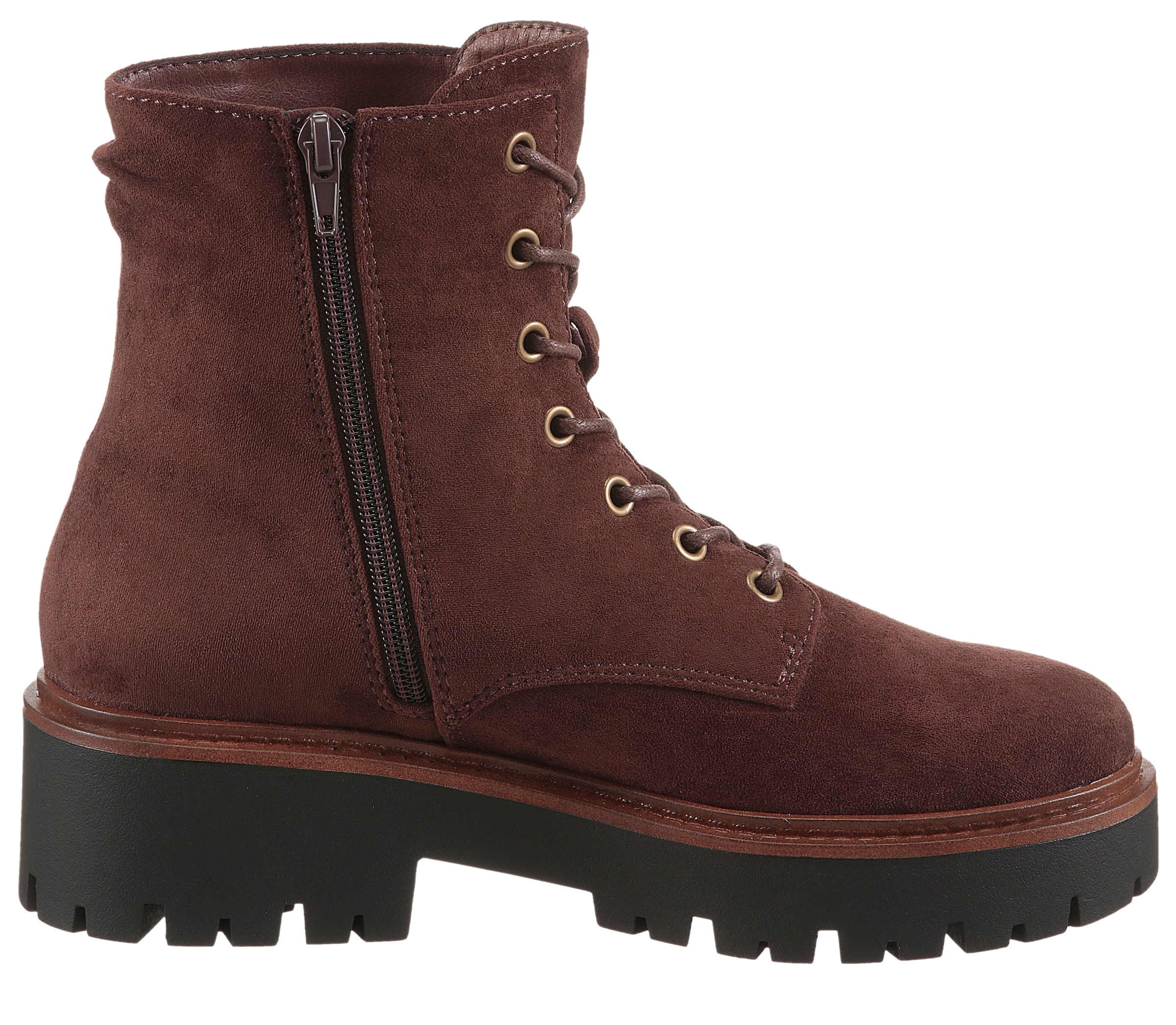 Aniston SHOES Schnürboots, Stiefelette, Schnürboots, Blockabsatz - NEUE KOLLEKTION