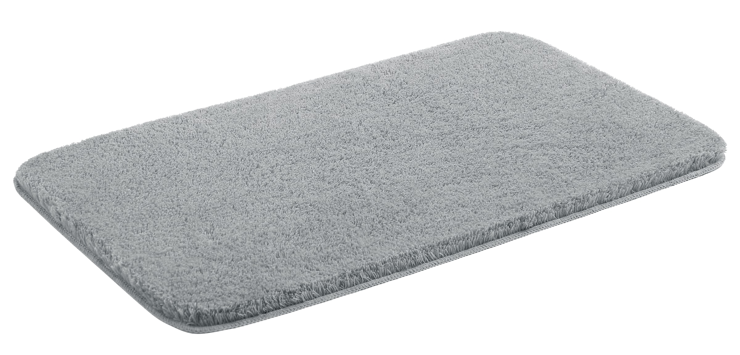 my home Badematte »Merida, Badvorleger, Badezimmer Teppich«, rutschhemmend beschichtet, fußbodenheizungsgeeignet-schnell trocknend-strapazierfähig, Badteppich, Uni Farben, rechteckig, rund & als 2-tlg. Set erhältlich