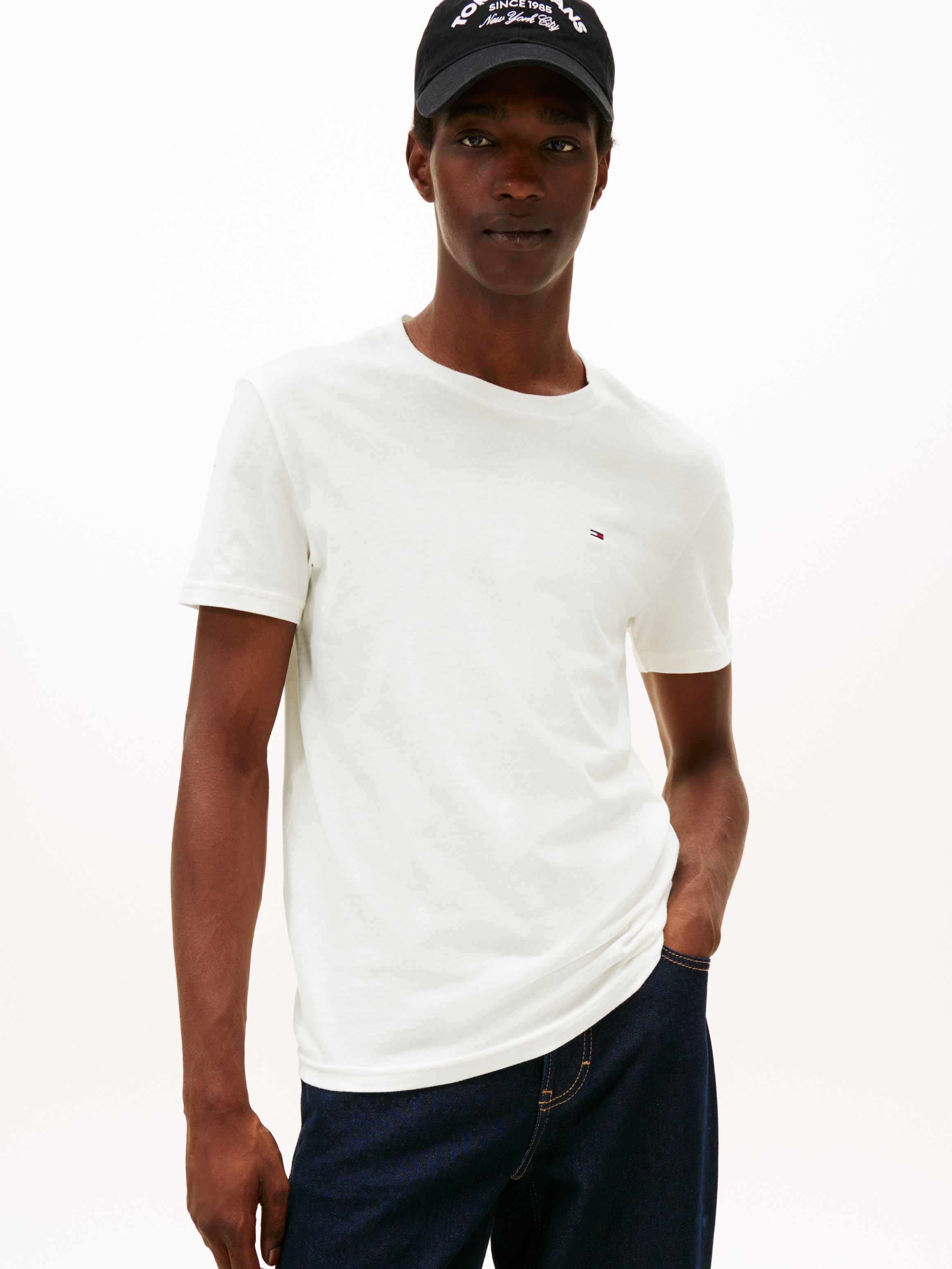 Tommy Jeans Rundhalsshirt "TJM XSLIM 2PACK JERSEY TEE EXT", 2er-Packer Pack günstig online kaufen