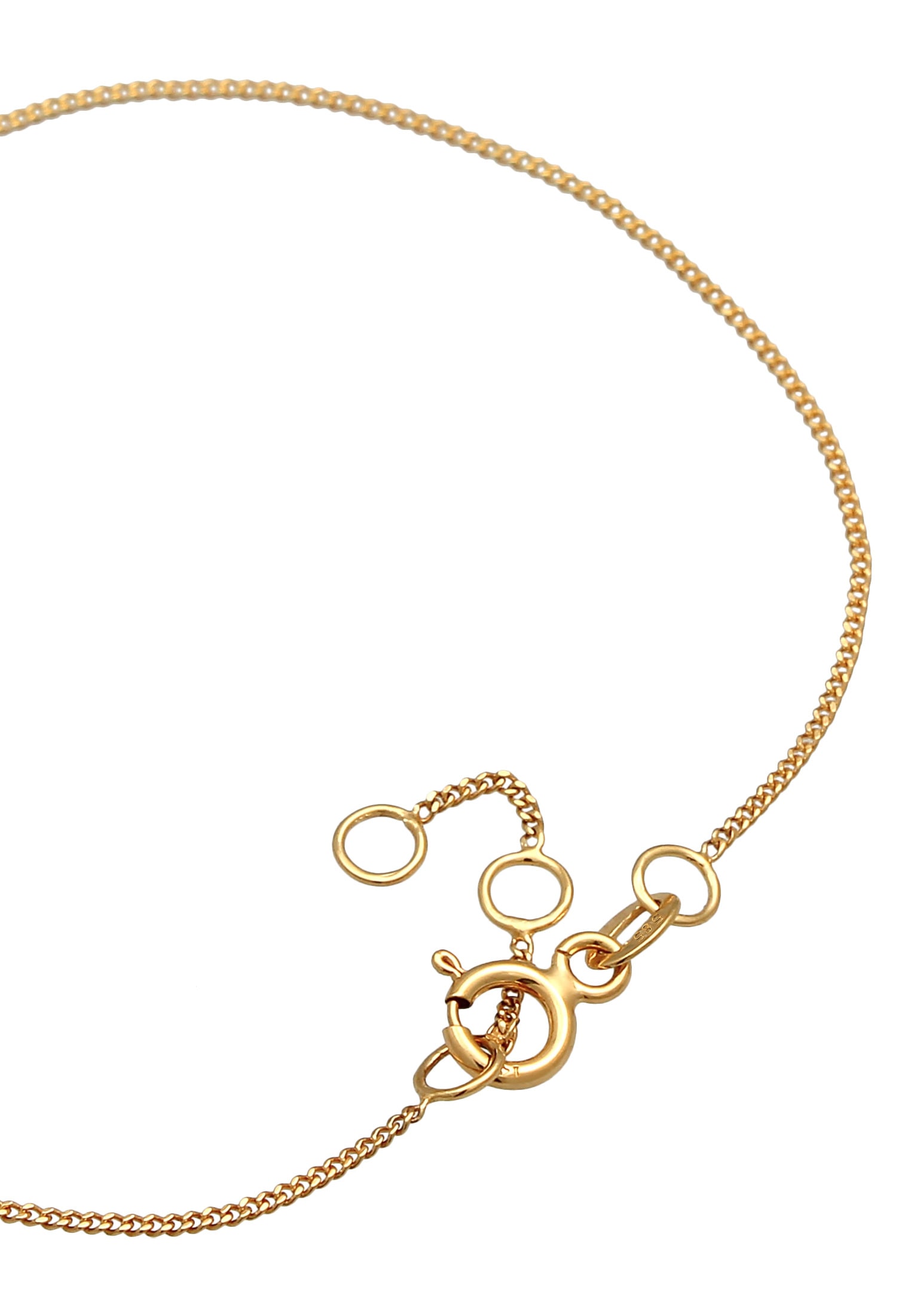 Elli Premium Armband »Infinity Unendlichkeit Symbol 585 Gelbgold«