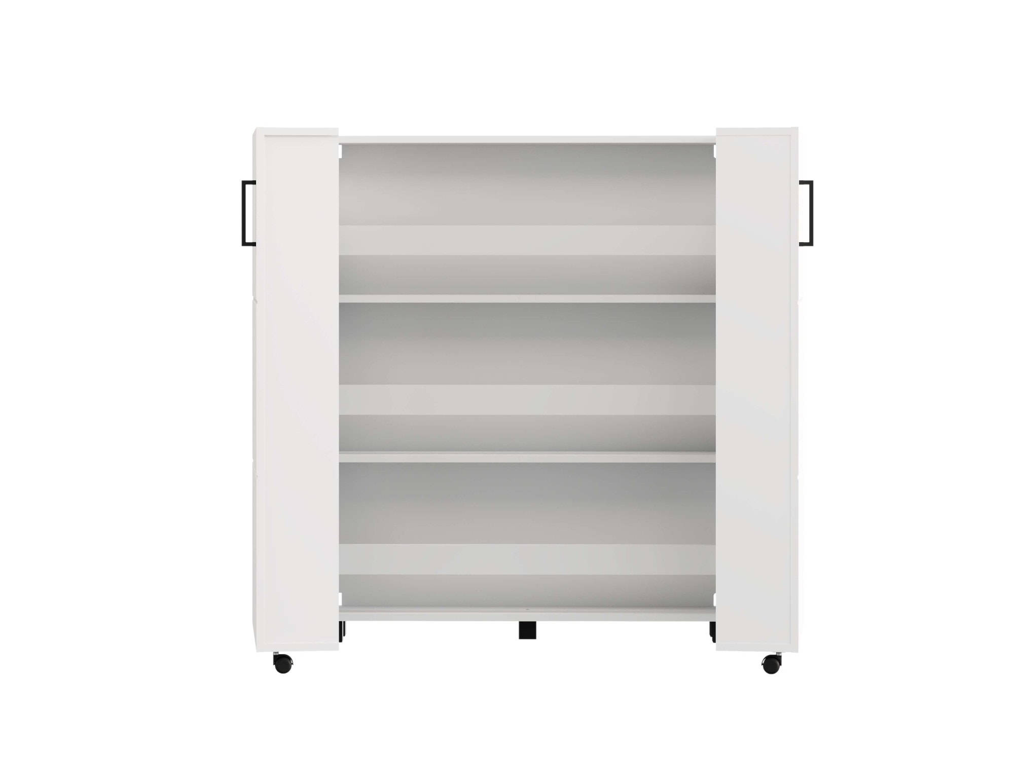 Home affaire Schuhschrank »Islay, Drehtüren auf Rollen, B/T/H: 91,6/32,4/113,2 cm« Schuhkommode mit Platz für ca. 24 Paar Schuhe bis Gr. 40