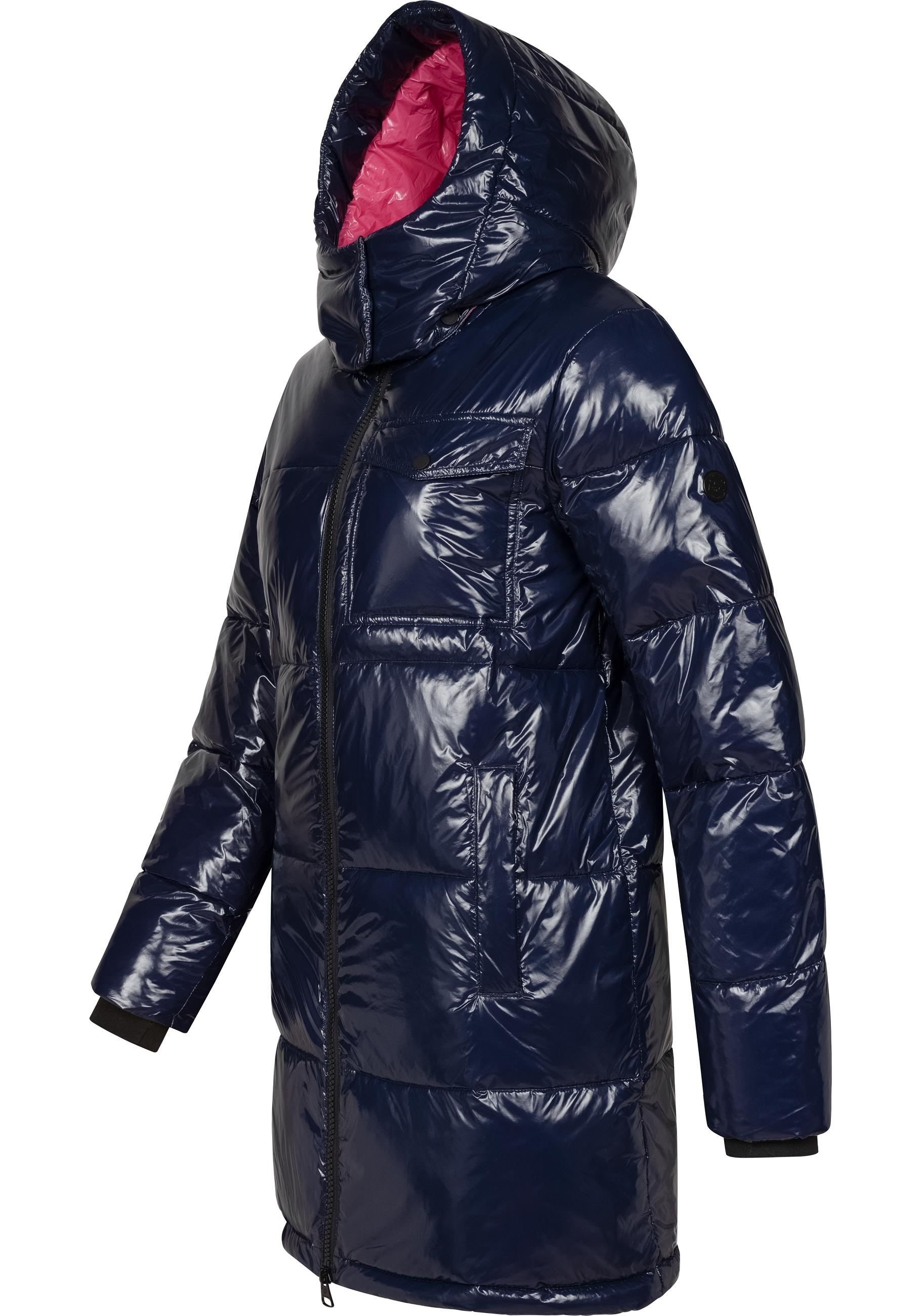 Ragwear Wintermantel "Roobie Long" super stylischer, gänzender Damen Steppm günstig online kaufen