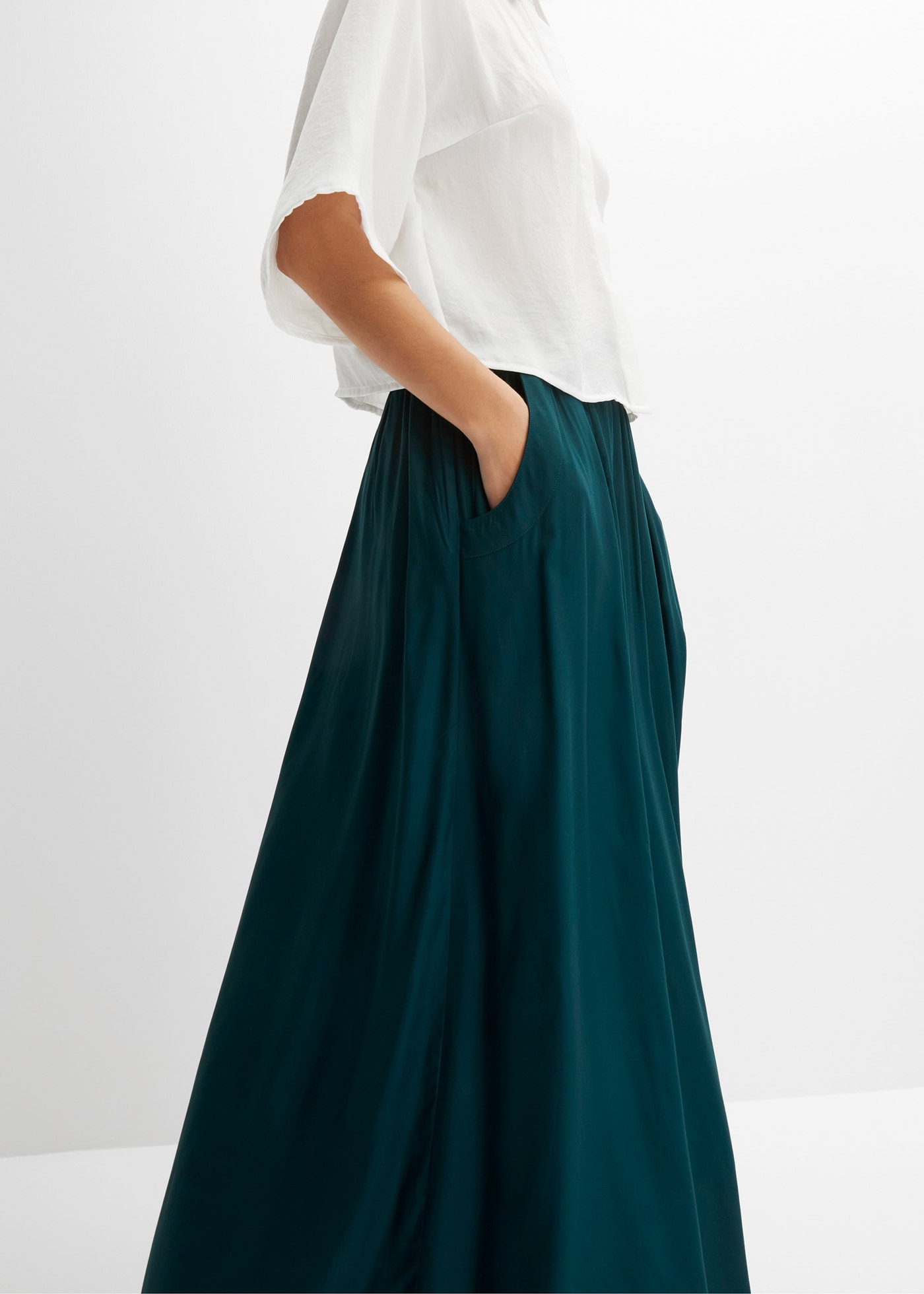 bonprix Maxirock »Maxirock mit Gürtel (2-tlg.Set)« Set, 2, 2 Stk. Maxirock mit Gürtel (2-tlg.Set)