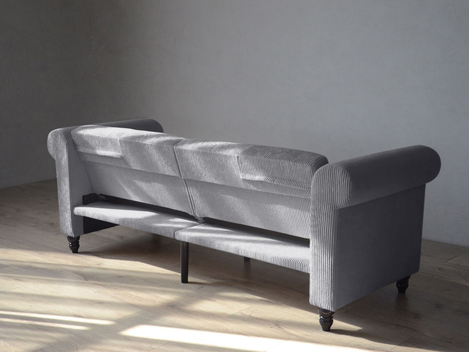 Dorel Home 3-Sitzer »Felix II, Schlafsofa 236cm, (Liegefläche 108x190cm), Rückenlehne«, 3-fach verstellbar, Sitzhöhe 46 cm, Cord