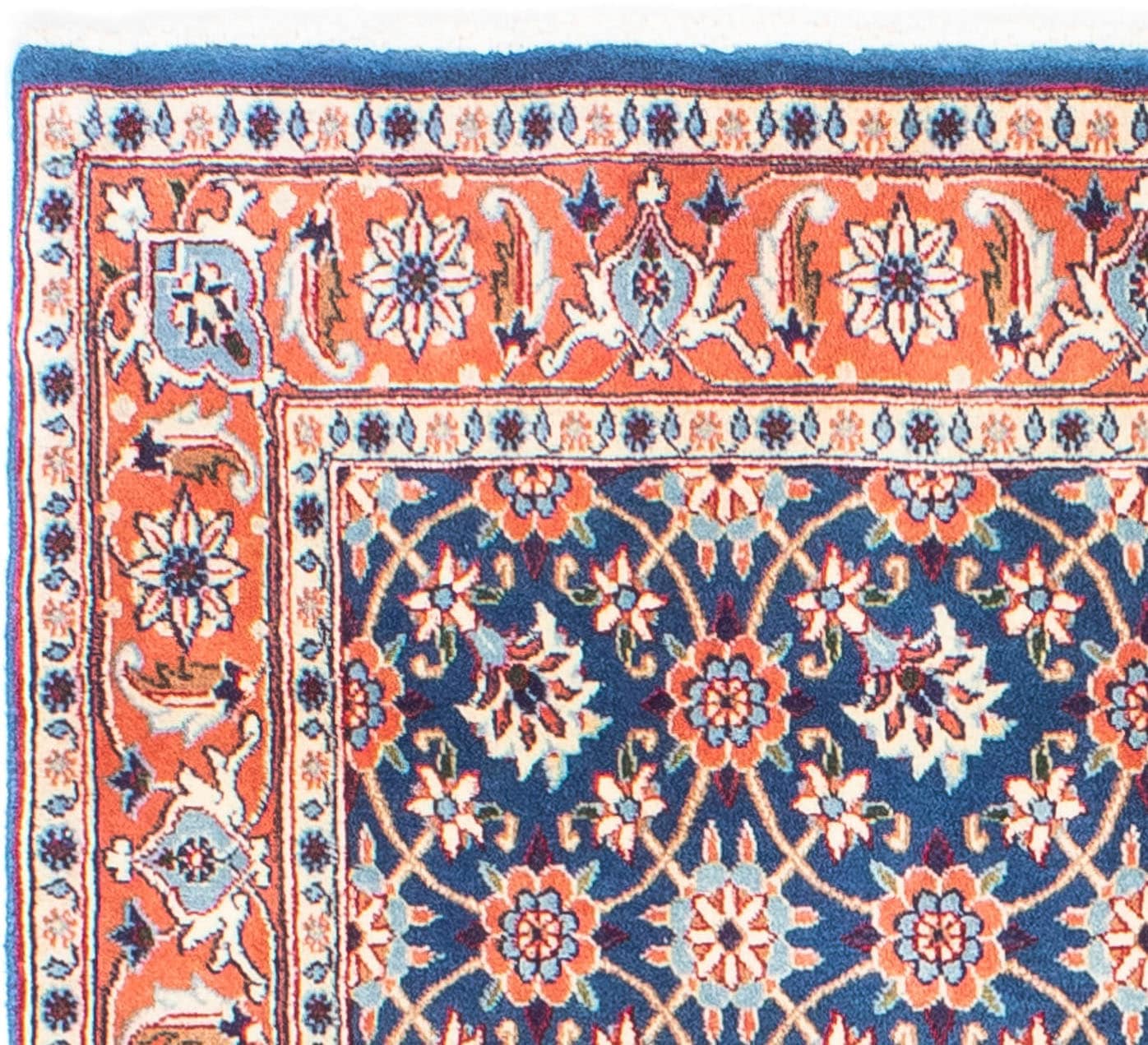 morgenland Orientteppich »Perser - Nomadic - 200 x 115 cm - blau«, rechteckig, Wohnzimmer, Handgeknüpft, Einzelstück mit Zertifikat