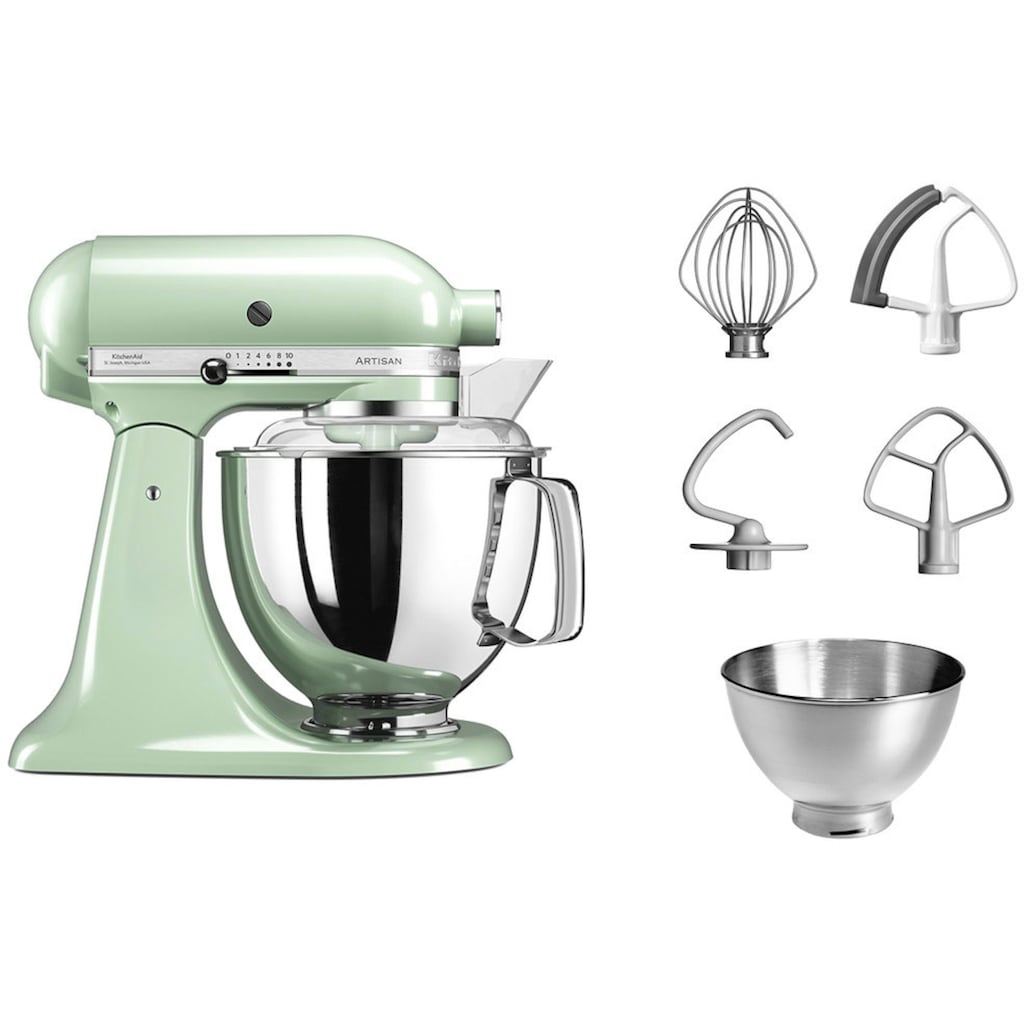 KitchenAid Küchenmaschine »5KSM175PSEPT PISTAZIE«, mit Zubehör im Wert von ca. 112,-€ UVP