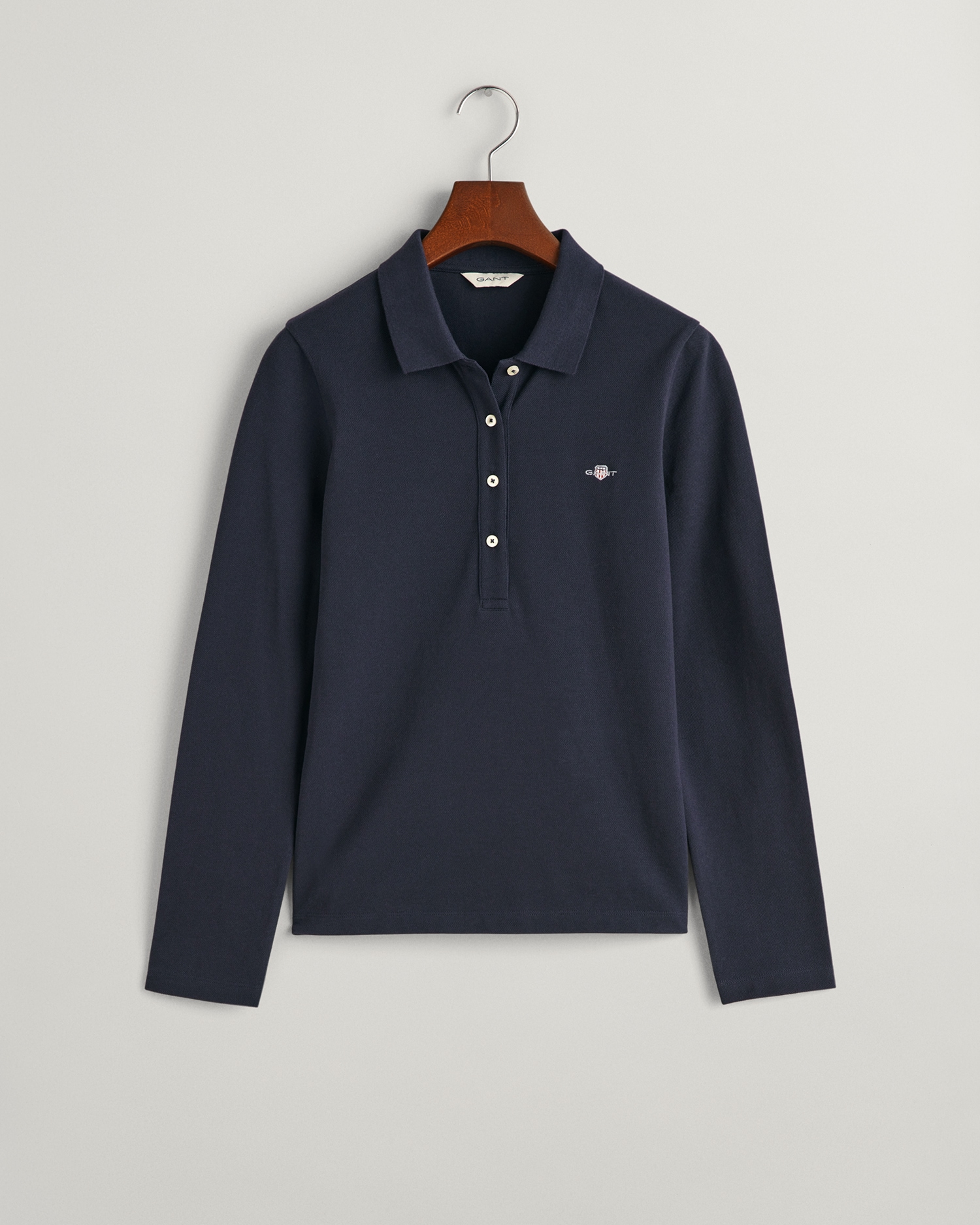 Gant Langarm-Poloshirt »SLIM SHIELD LS PIQUE POLO«