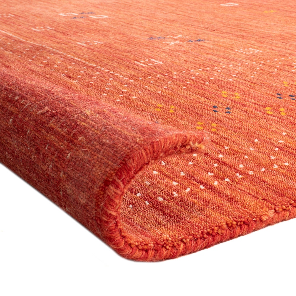 morgenland Wollteppich »LuxeWeave - Gabbeh Teppich - Loribaft Softy«, rechteckig, 1,2 mm Höhe, Sehr weicher Flor