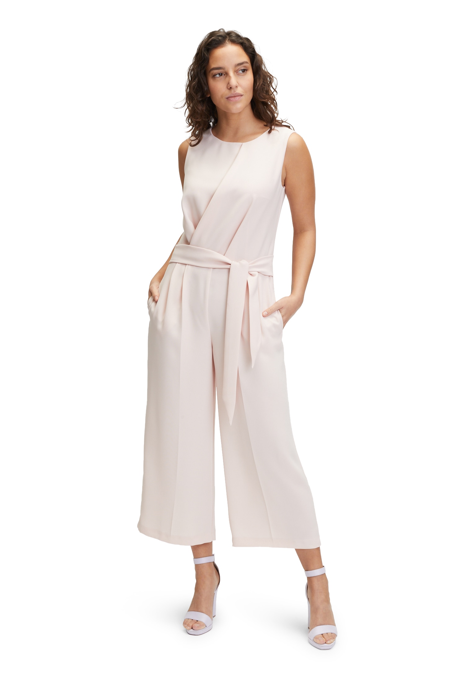 Overall »Betty & Co Jumpsuit ohne Arm«, (1 tlg.), Falten