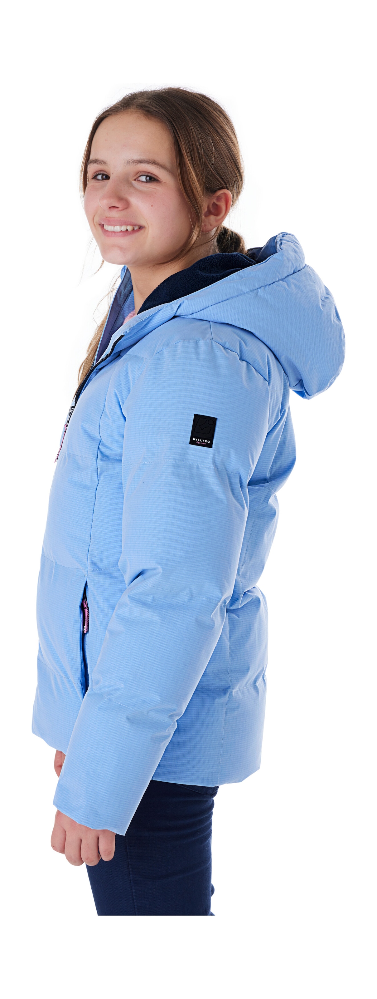 Killtec Steppjacke »KOW 357 GRLS QLTD JCKT«, Wasserabweisende Mädchenjacke mit Kapuze, atmungsaktiv, warm