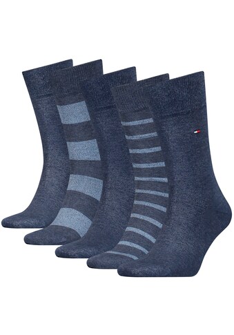 TOMMY HILFIGER Socken (Packung 5 poros) TH MEN SOCK 5...