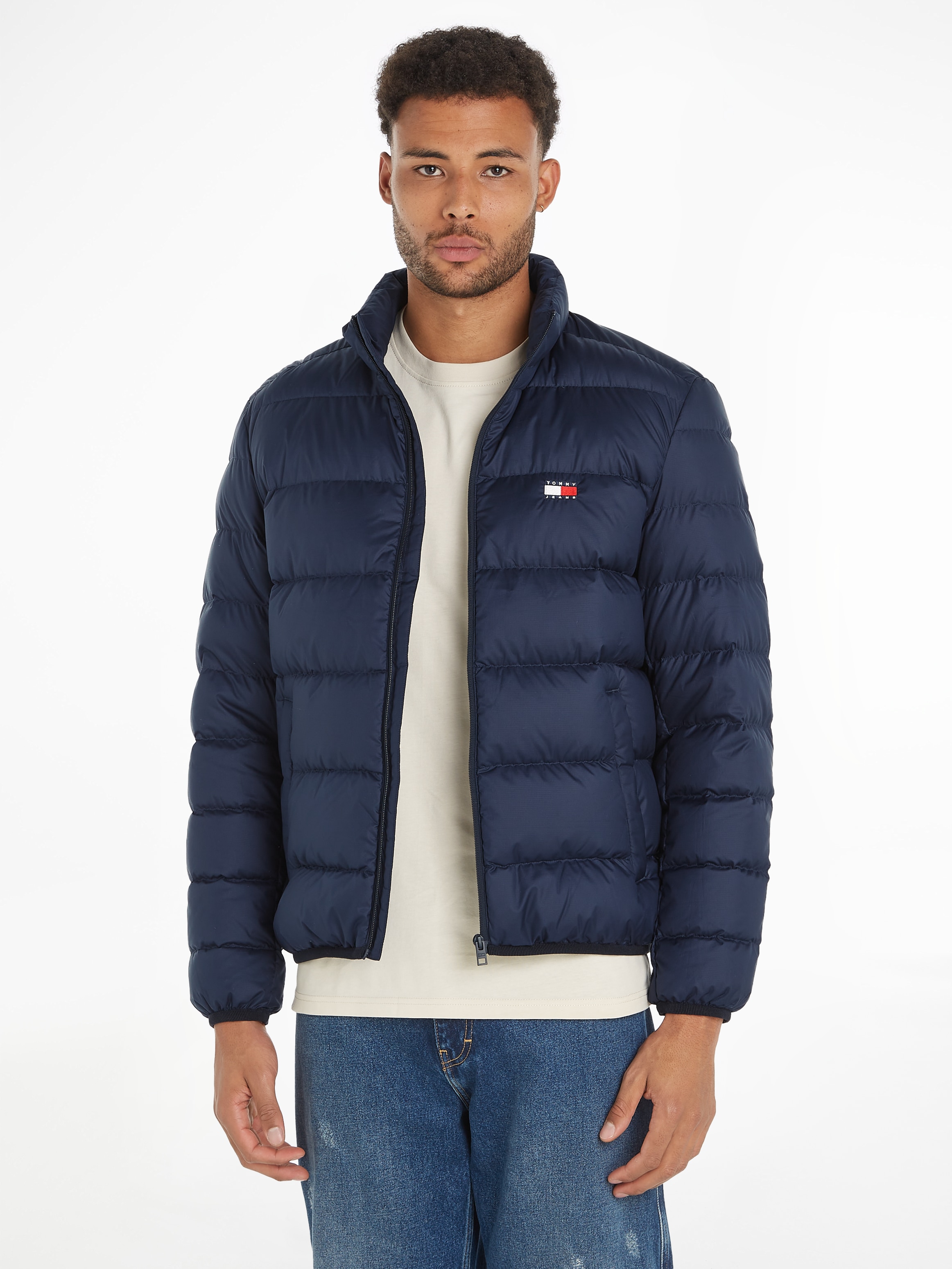 Tommy Jeans Outdoorjacke "TJM LT DOWN FLAG JACKET EXT", mit Logoprägung günstig online kaufen