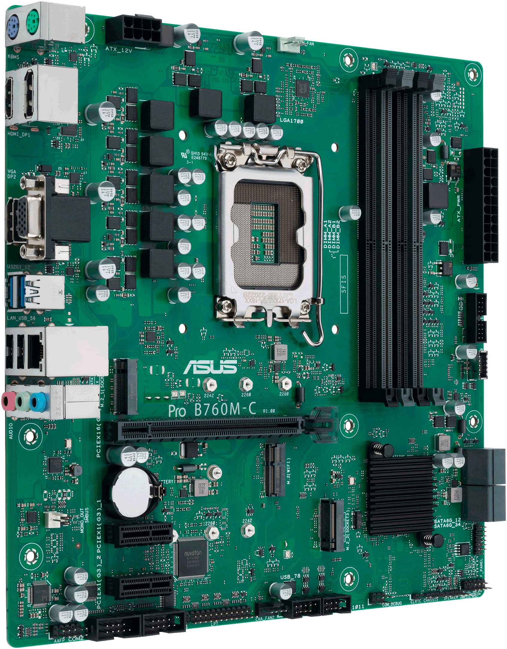 Asus Mainboard »PRO B760M-C-CSM«