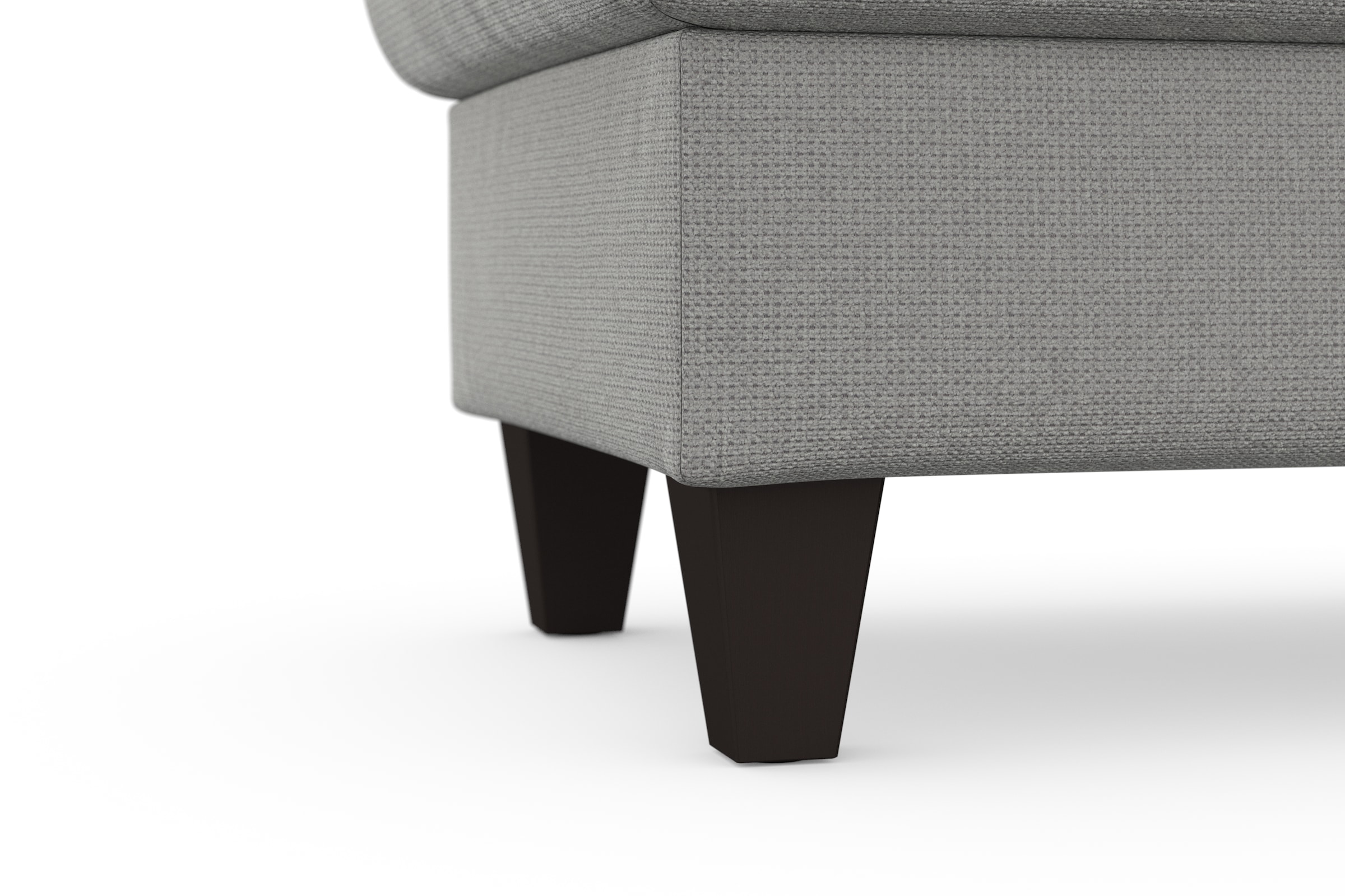 sit&more Stauraumhocker »Farö«, mit Stauraum und Federkern und wengefarbenen Füßen