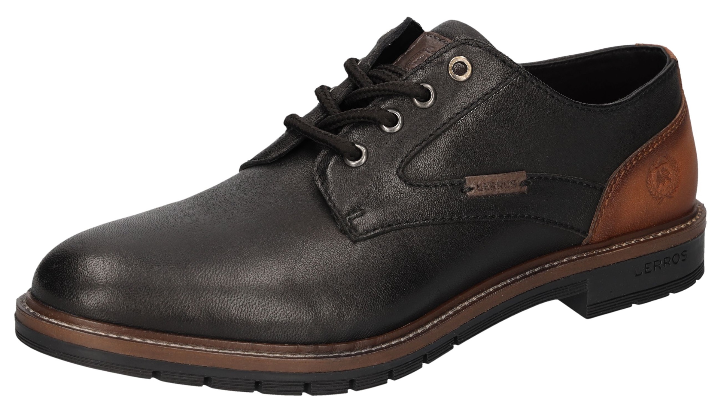 LERROS Schnürschuh, Business Schuh, Halbschuh, Schnürschuh mit Blockabsatz günstig online kaufen