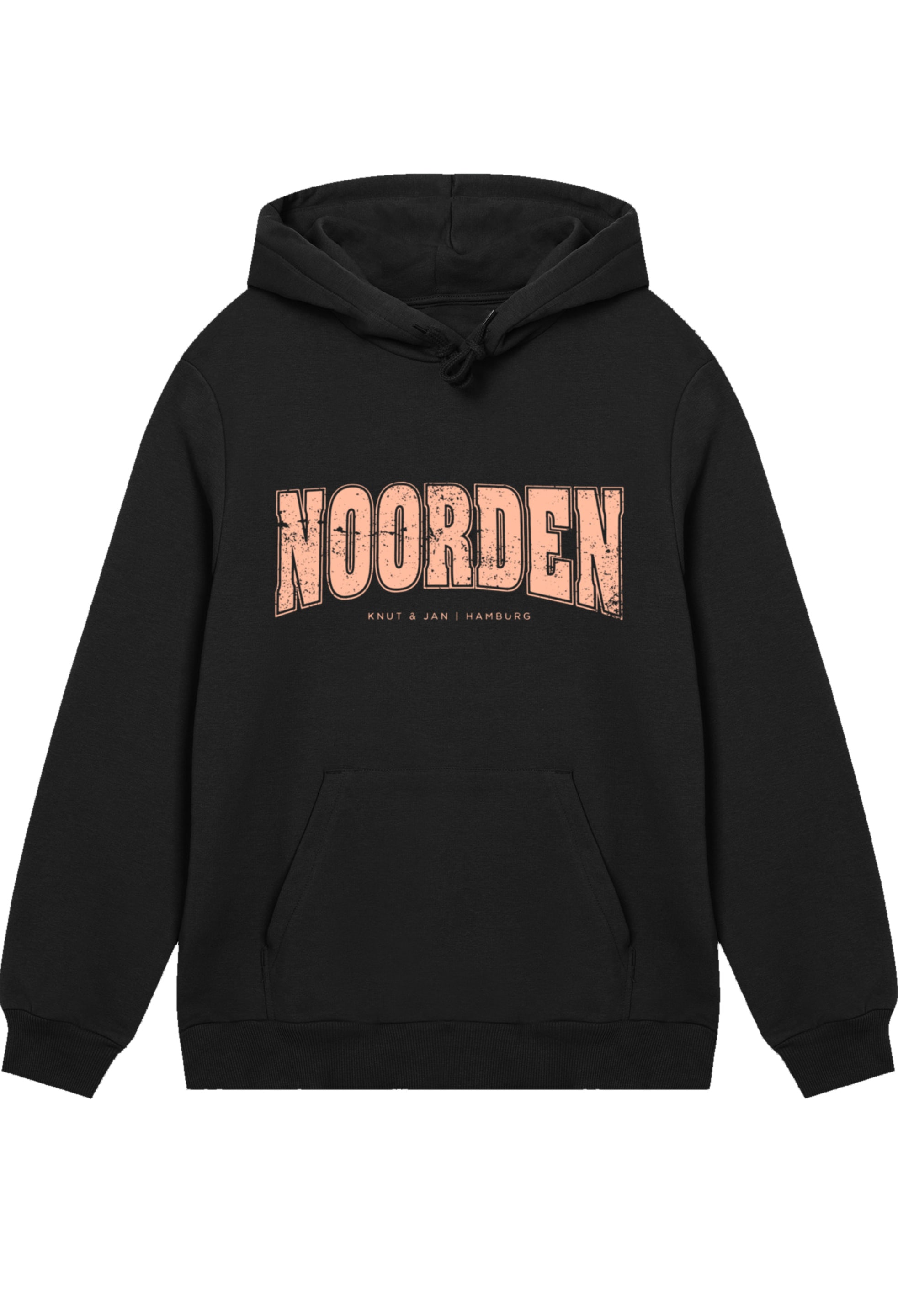 F4NT4STIC Kapuzenpullover »Knut & Jan Hamburg Noorden Collegiate«, Premium Qualität