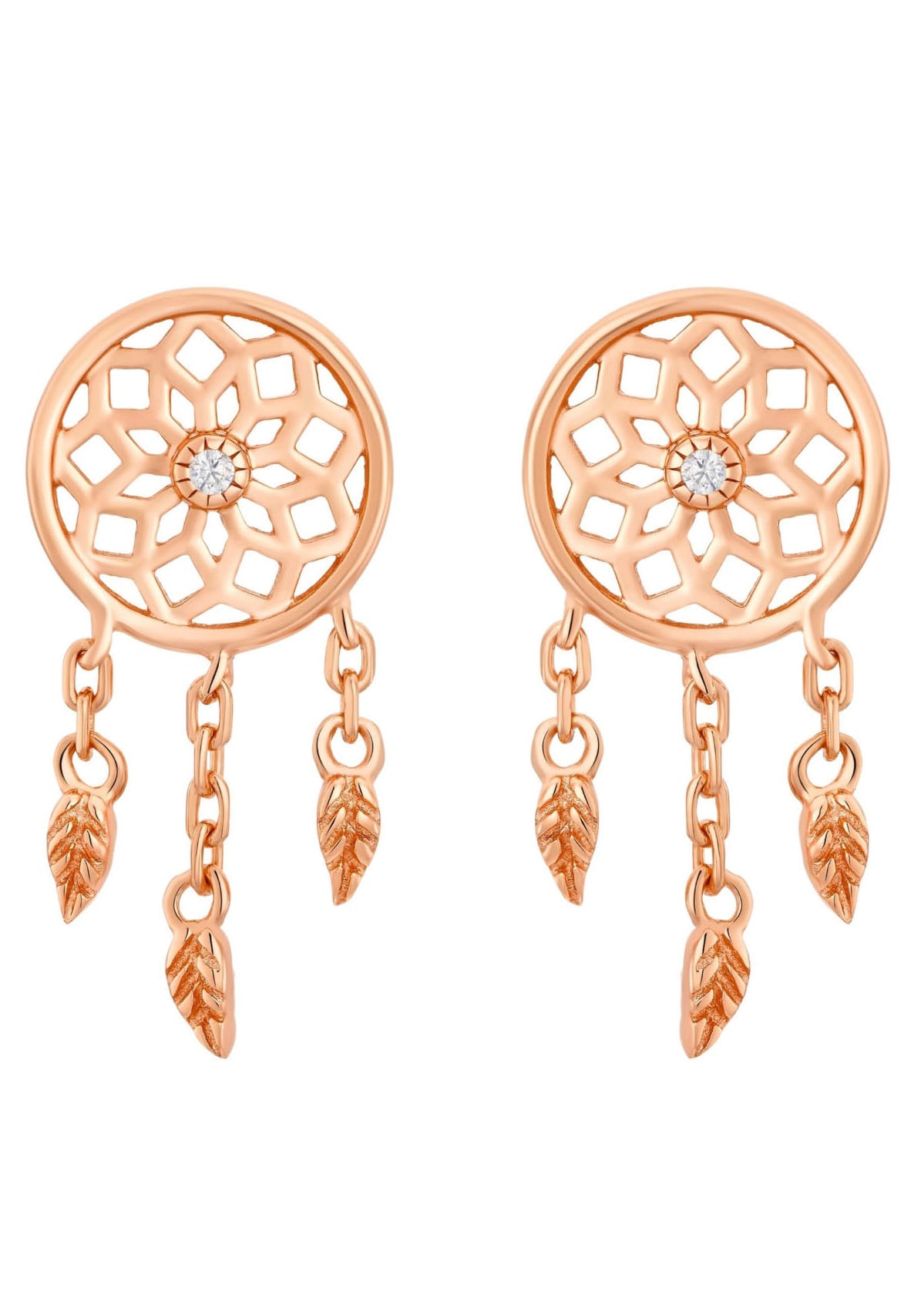 Amor Paar Ohrstecker »Dreamcatcher, 2022470«, (2 tlg.), mit Zirkonia (synth.)
