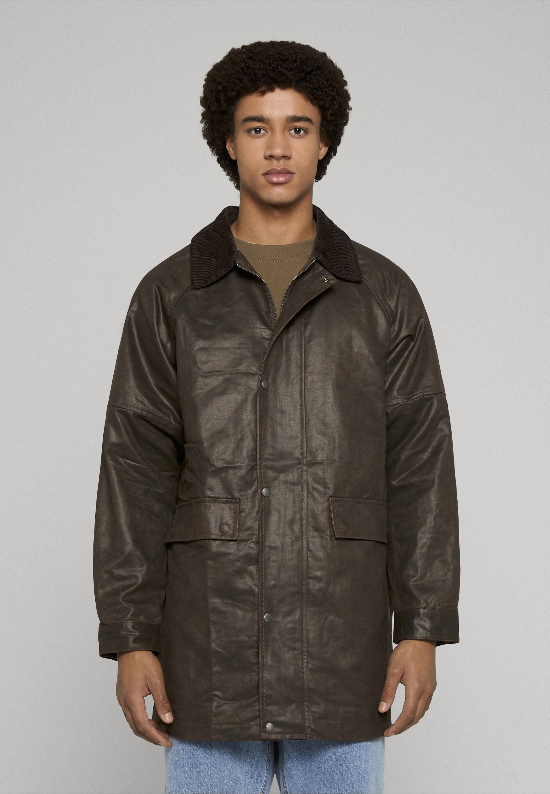 Another Cotton Lab Winterjacke »Another Cotton Lab Long Another Waxed Coat« 1 Stk. tlg. ohne Kapuze