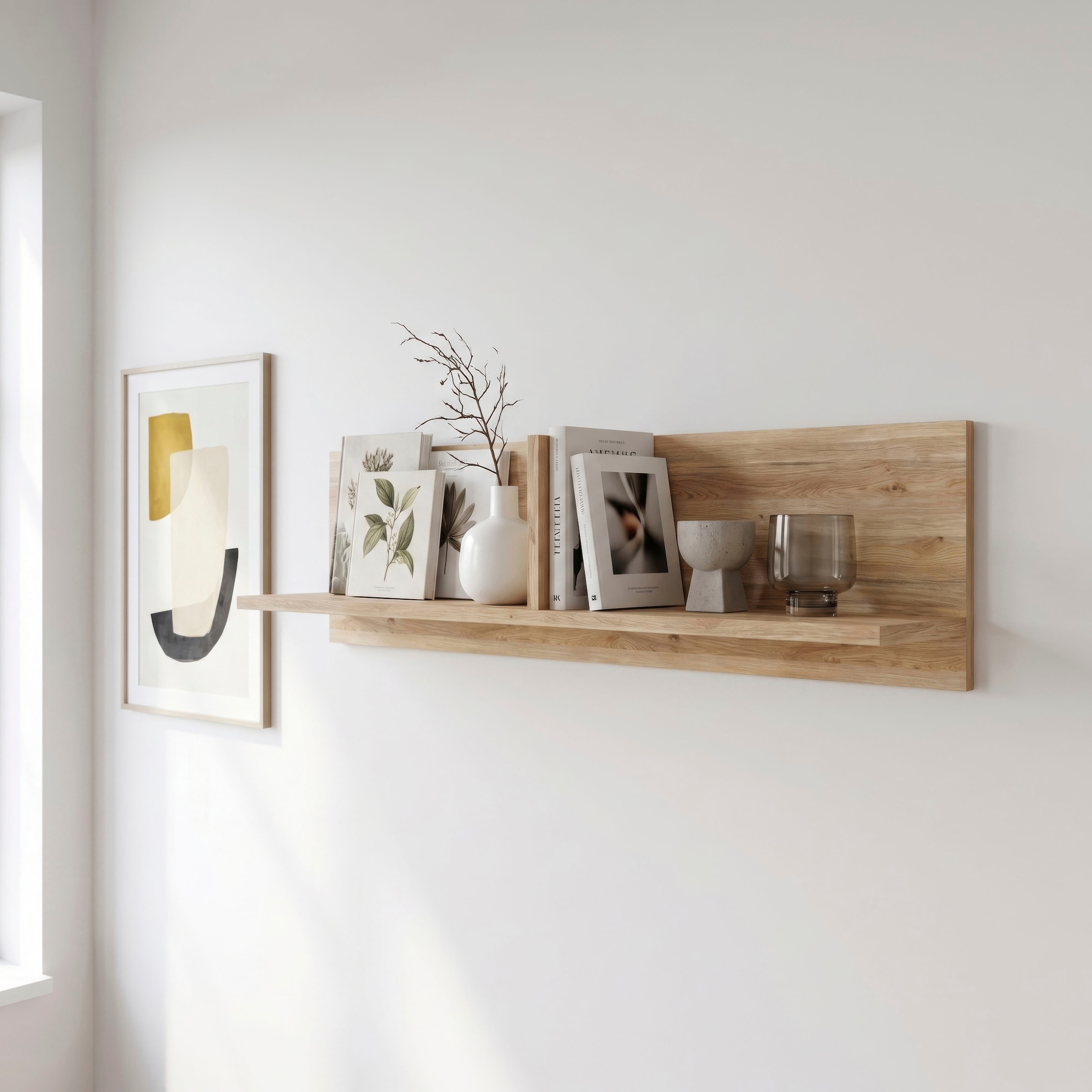 FORTE Wandboard »Forte Arank Wandregal 120, einfache Montage« B/H/T 120/29,6/21,9 Mauvella Eiche
