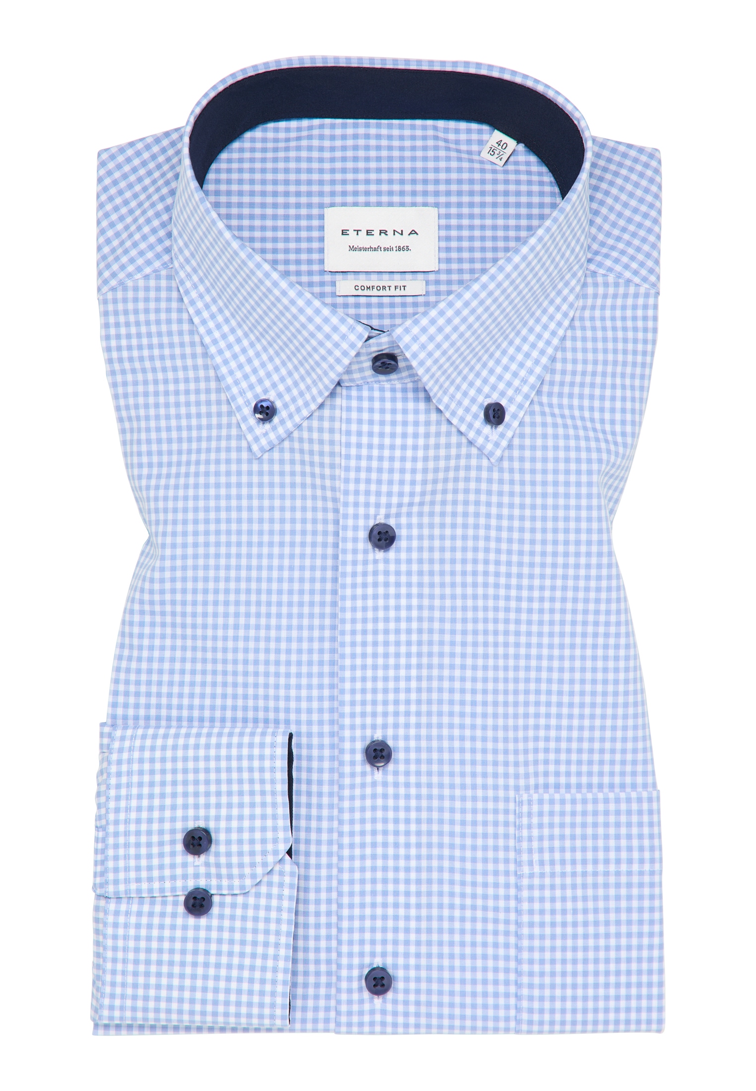 Eterna Langarmhemd »COMFORT FIT«, NON IRON (bügelfrei)
