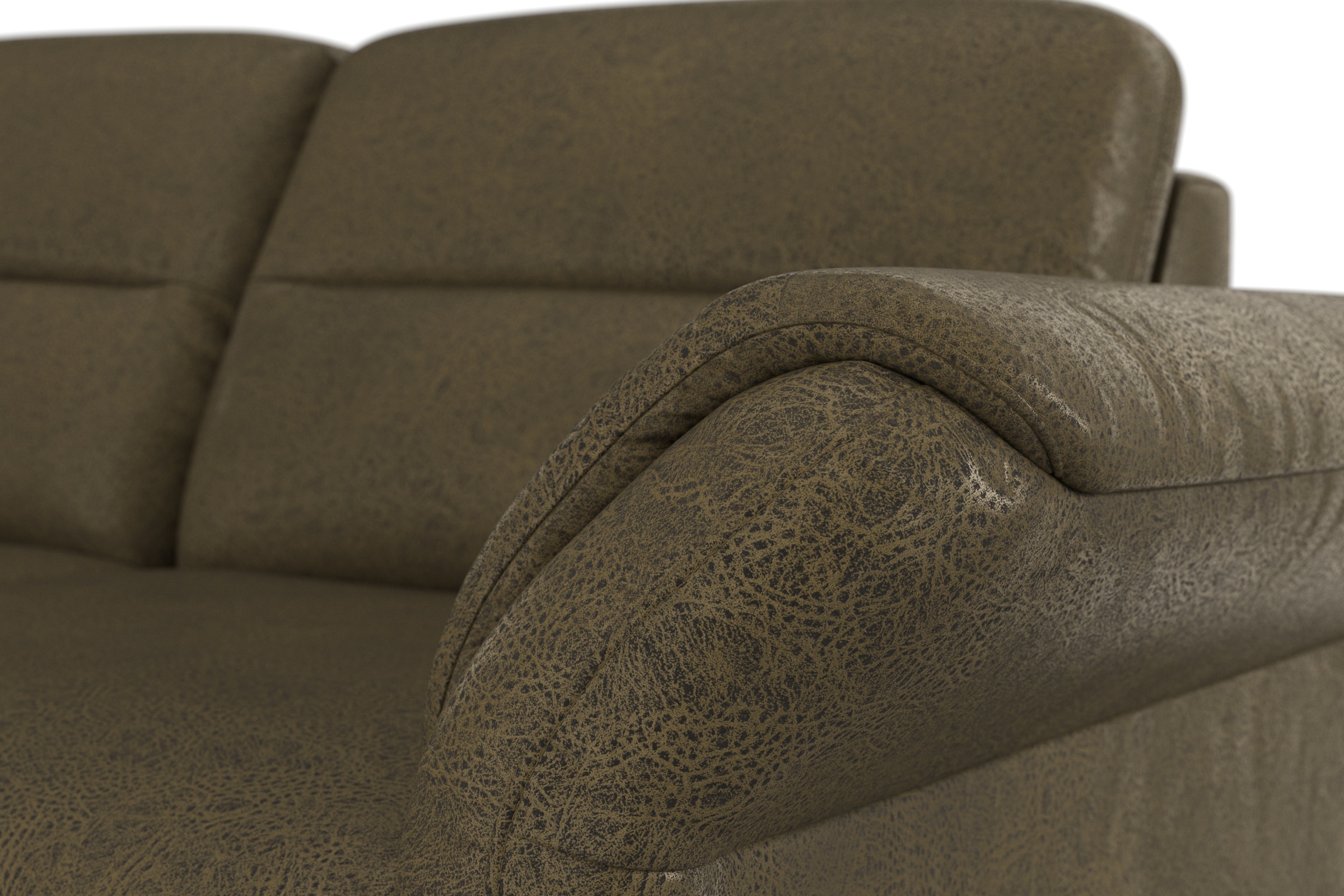 sit&more Ecksofa »Mellum L-Form«, Federkern, wahlweise mit Bettfunktion, Stauraum und Armteilfunktion