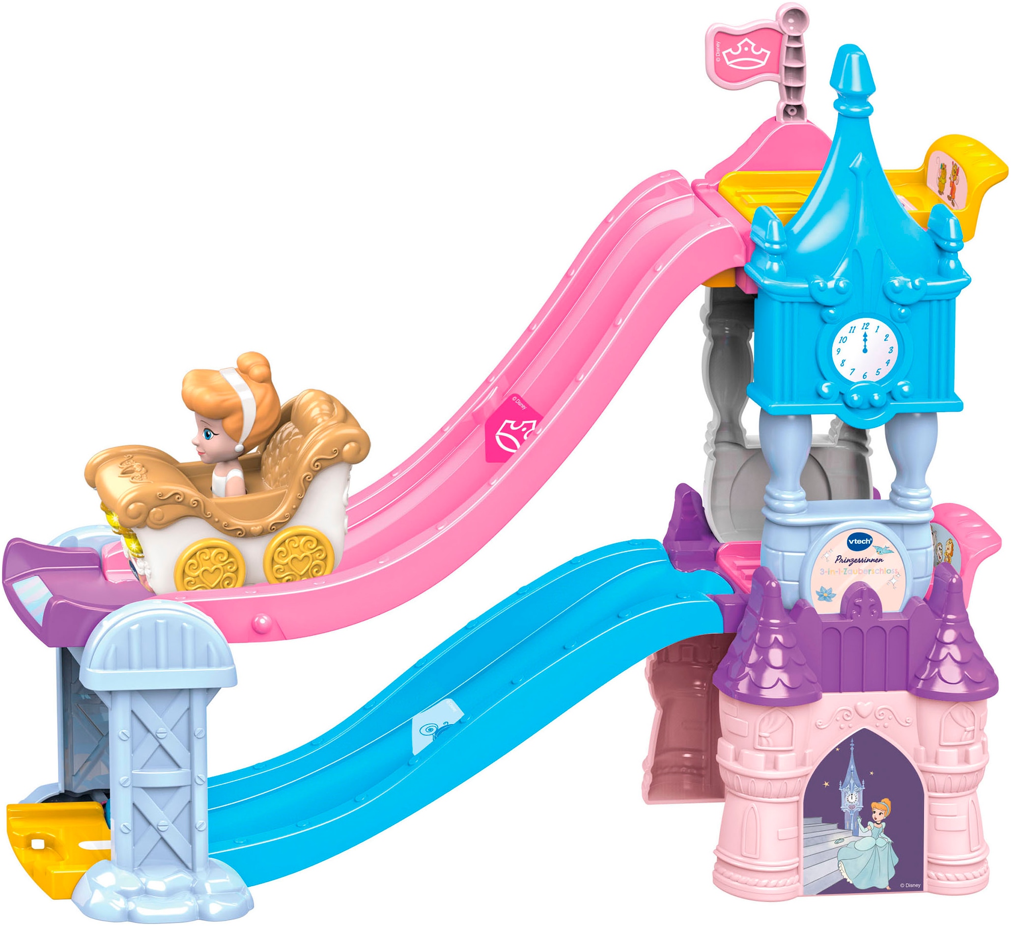 Vtech® Spielwelt »Tut Tut Baby Flitzer – Prinzessinnen 3-in-1-Zauberschloss«, mit Licht und Sound
