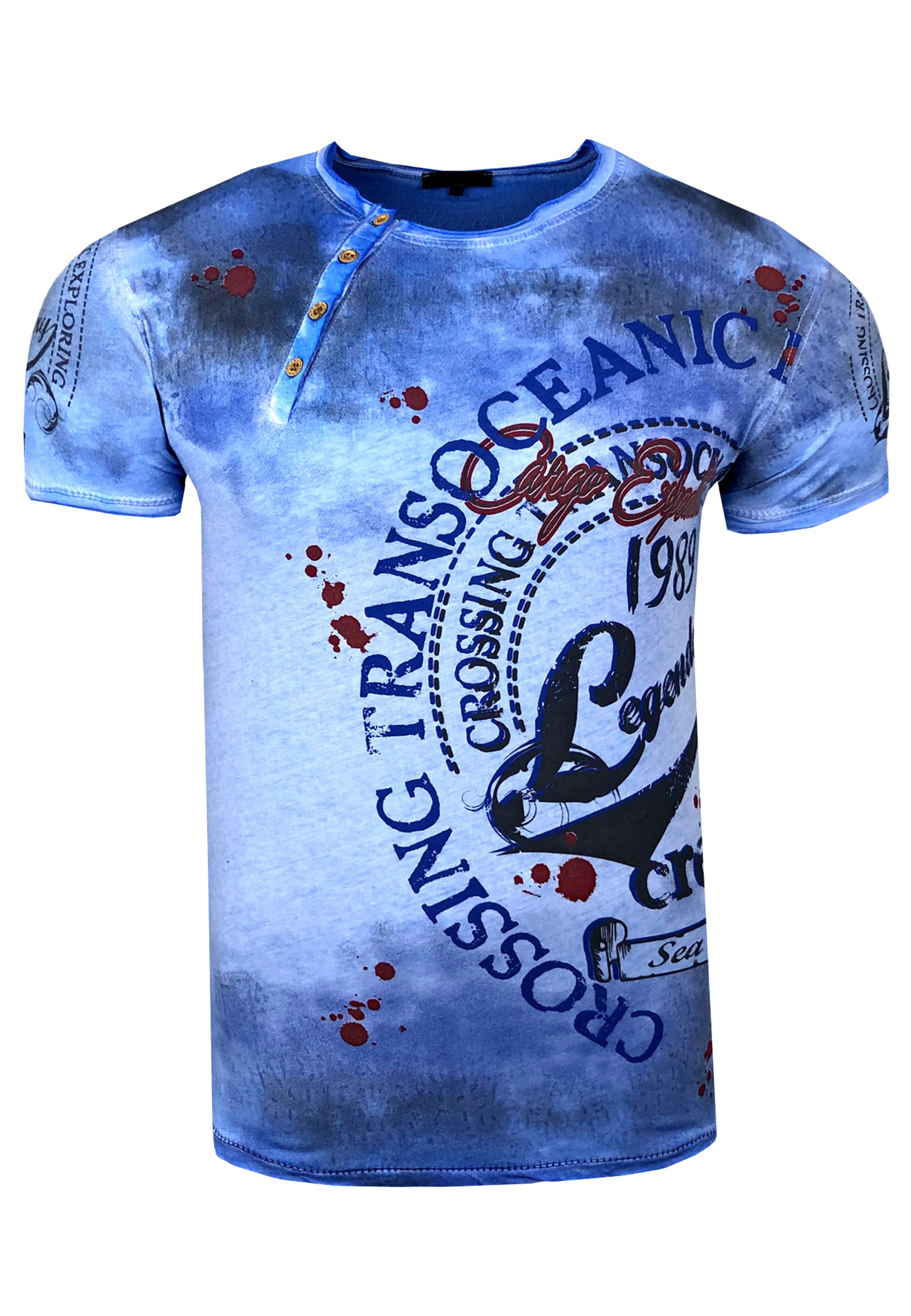 Thumbnail - Rusty Neal T-Shirt mit plakativem Frontprint