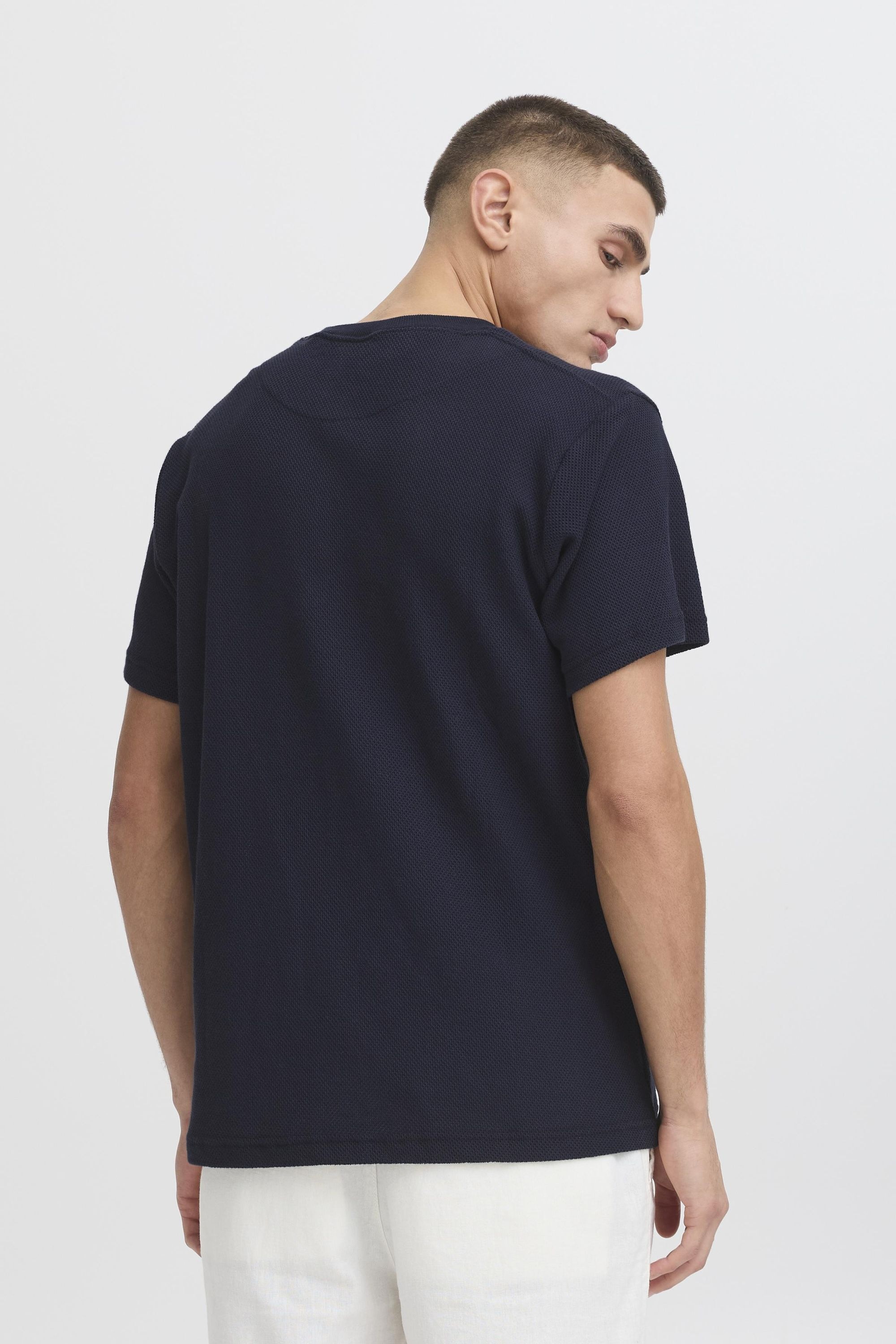 !solid SDPAUL Men's Crew Neck T-Shirt Insignia Blue Size M 3